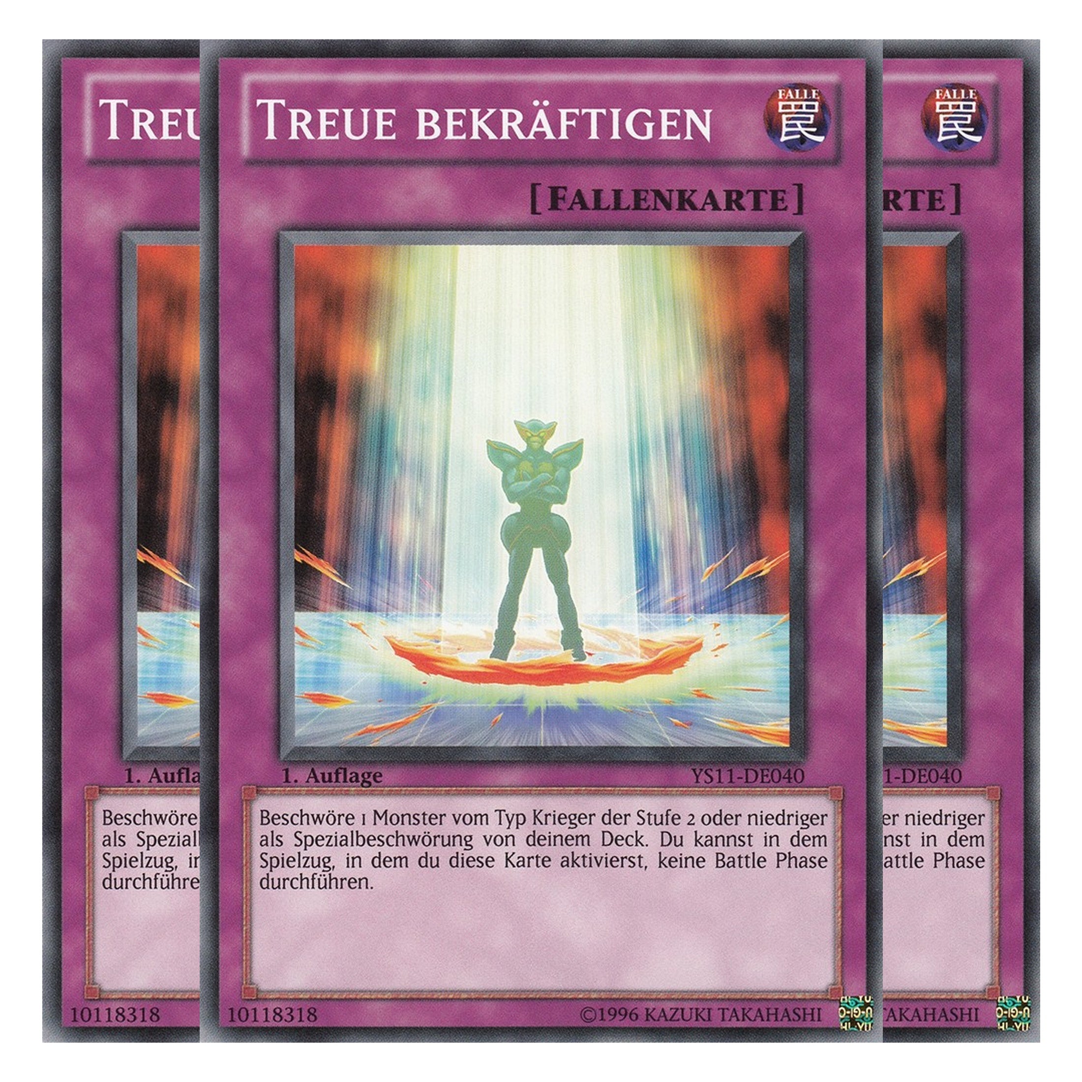 Treue bekräftigen - YS11-DE040 - Common - Deutsch - 1. Auflage - Starter Deck: Dawn of the Xyz - Playset (3 Kopien)