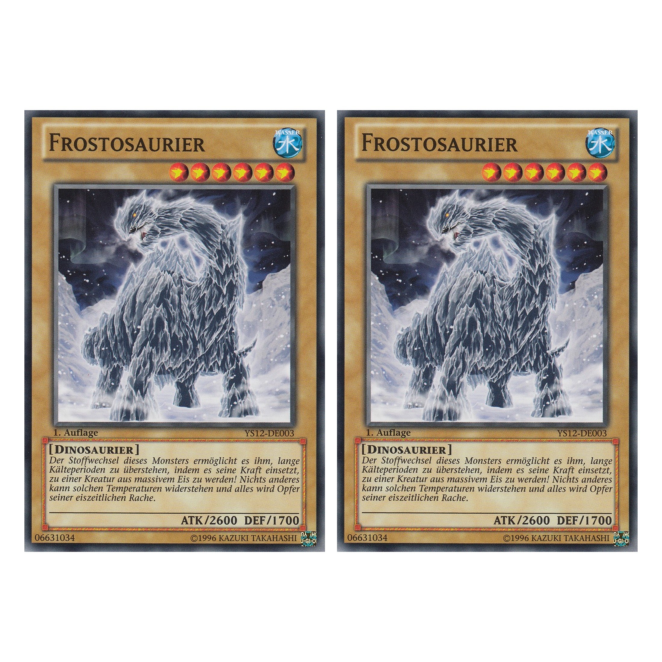 Frostosaurus - YS12-DE003 - Common - Deutsch - 1. Auflage - Starter Deck: Xyz Symphony - Duo Set (2 Stück) - Yugioh