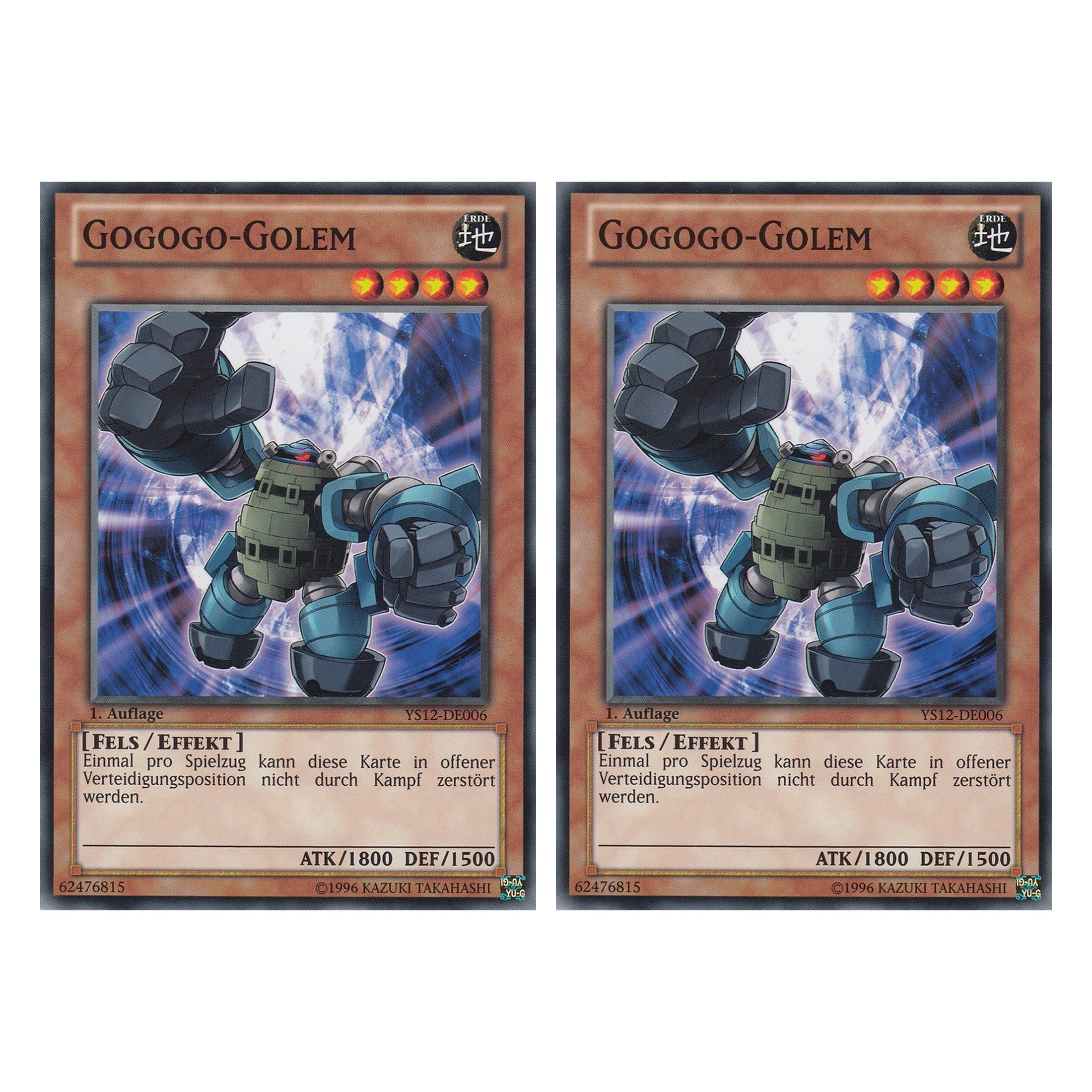 Gogogo-Golem - YS12-DE006 - Common - Deutsch - 1. Auflage - Starter Deck: Xyz Symphony - Duo Set (2 Stück) - Yugioh