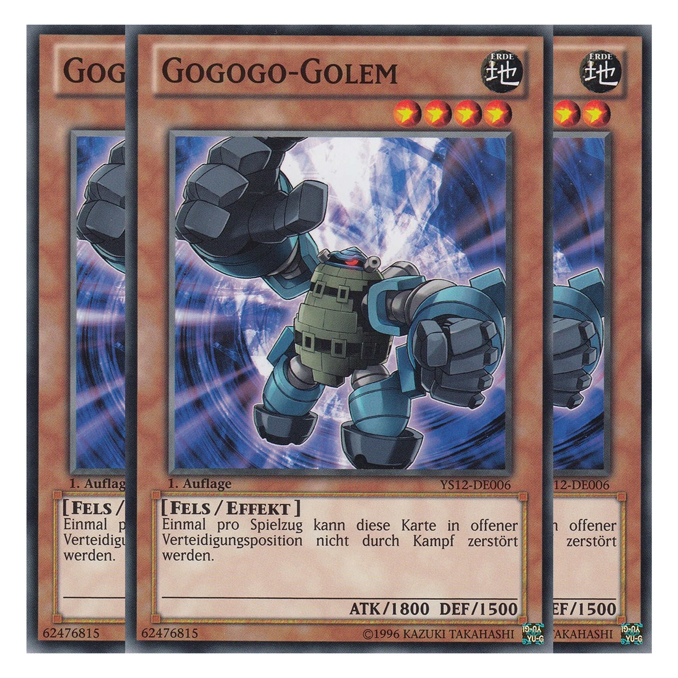 Gogogo-Golem - YS12-DE006 - Common - Deutsch - 1. Auflage - Starter Deck: Xyz Symphony - Playset (3 Kopien)