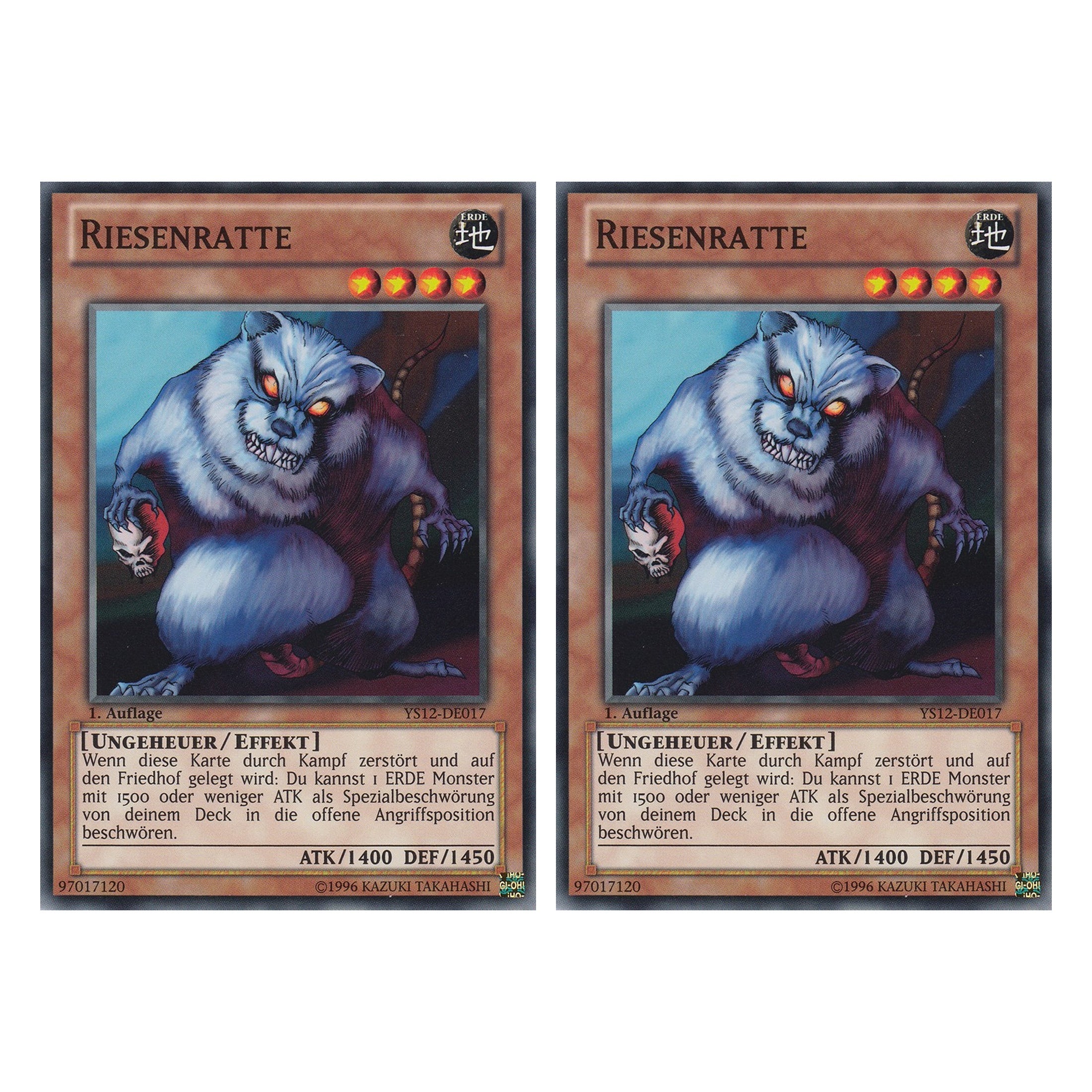 Riesenratte - YS12-DE017 - Common - Deutsch - 1. Auflage - Starter Deck: Xyz Symphony - Duo Set (2 Stück) - Yugioh