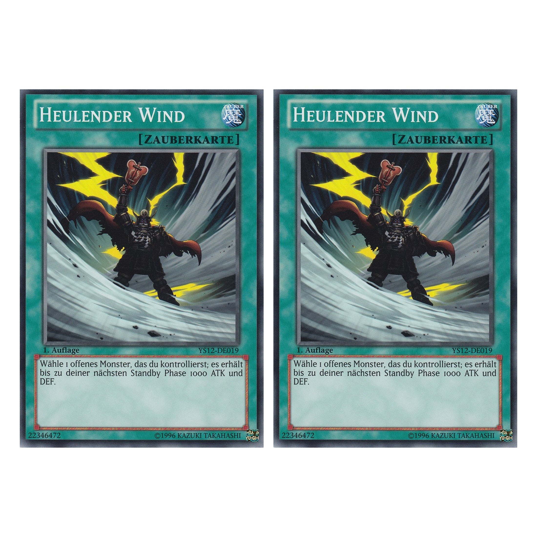 Heulender Wind - YS12-DE019 - Common - Deutsch - 1. Auflage - Starter Deck: Xyz Symphony - Duo Set (2 Stück) - Yugioh