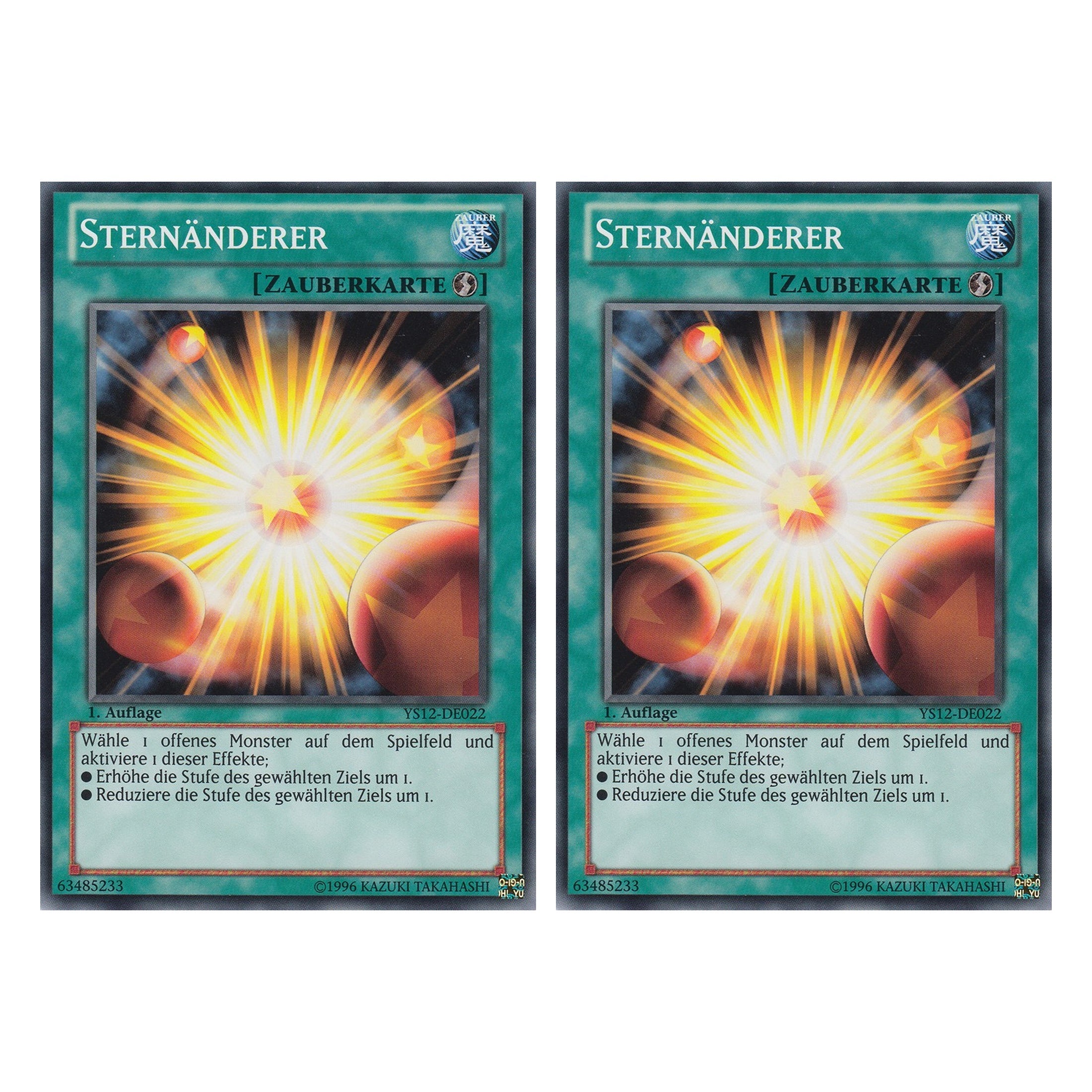 Sternänderer - YS12-DE022 - Common - Deutsch - 1. Auflage - Starter Deck: Xyz Symphony - Duo Set (2 Stück) - Yugioh