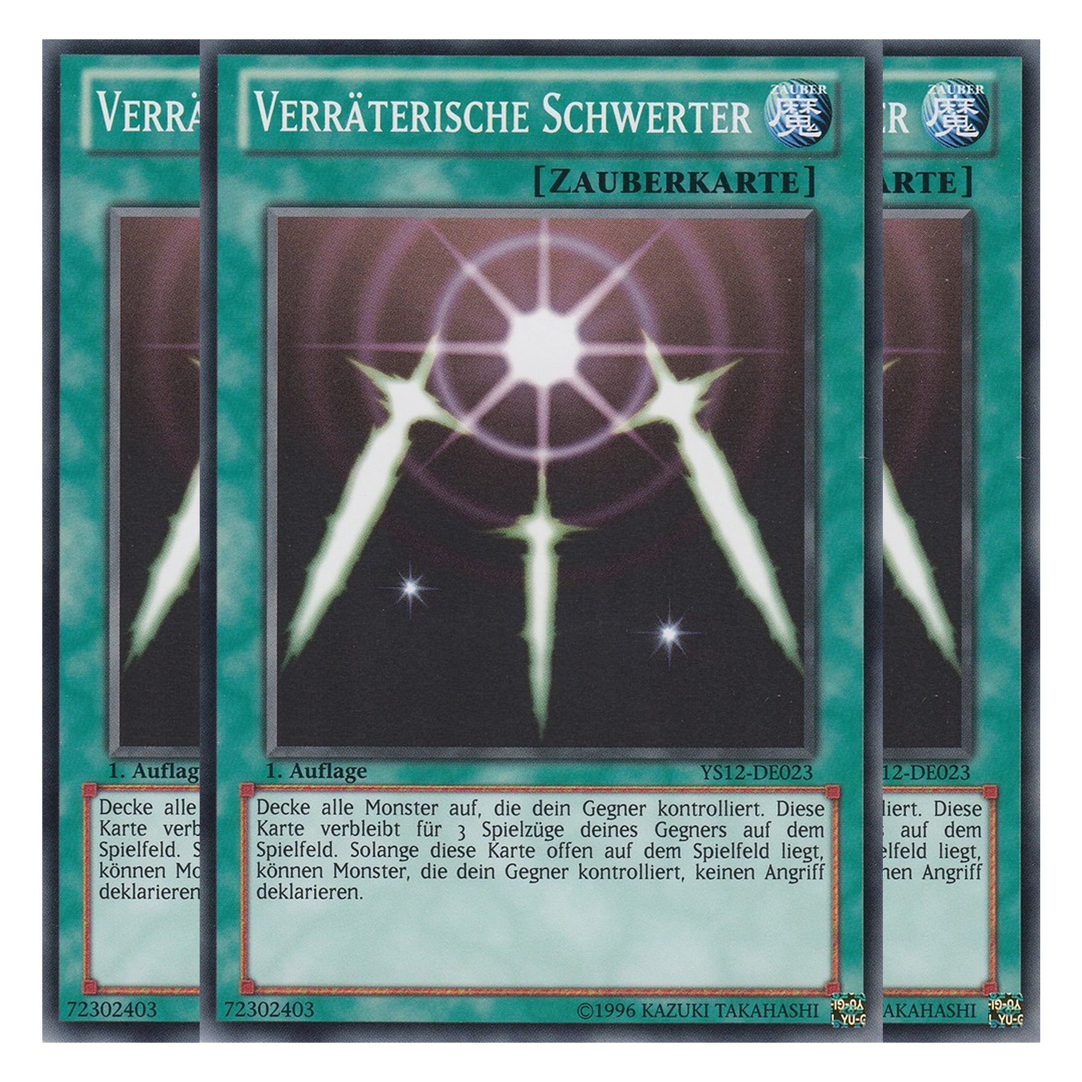 Verräterische Schwerter - YS12-DE023 - Common - Deutsch - 1. Auflage - Starter Deck: Xyz Symphony - Playset (3 Kopien)
