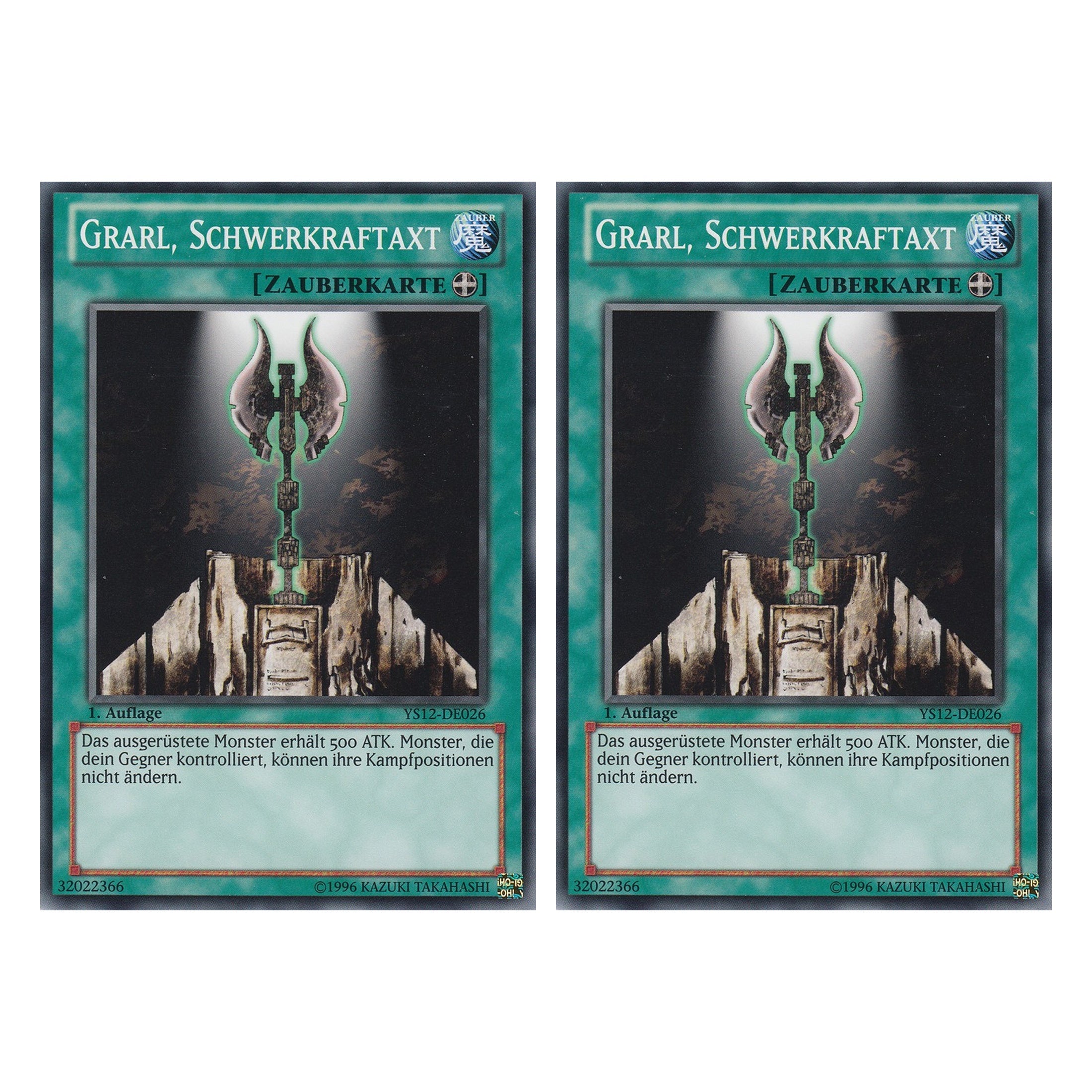 Grarl, Schwerkraftaxt - YS12-DE026 - Common - Deutsch - 1. Auflage - Starter Deck: Xyz Symphony - Duo Set (2 Stück) - Yugioh