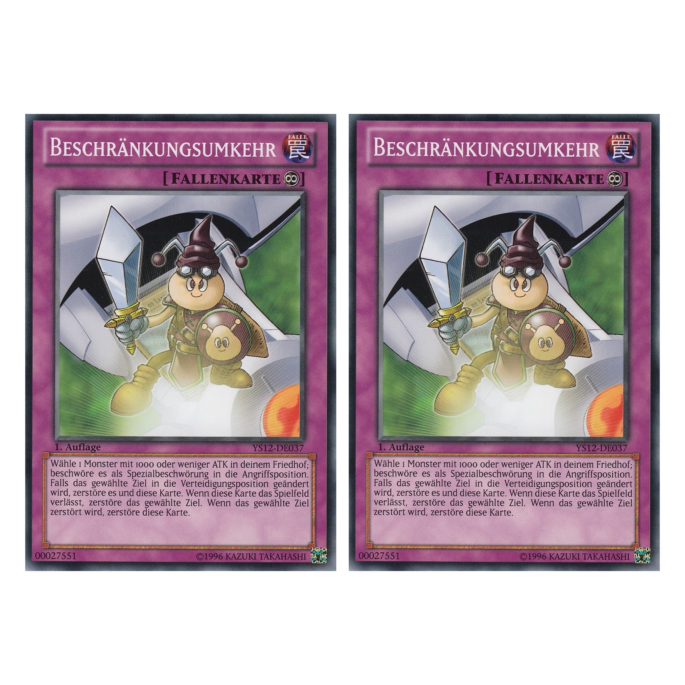 Beschränkungsumkehr - YS12-DE037 - Common - Deutsch - 1. Auflage - Starter Deck: Xyz Symphony - Duo Set (2 Stück) - Yugioh