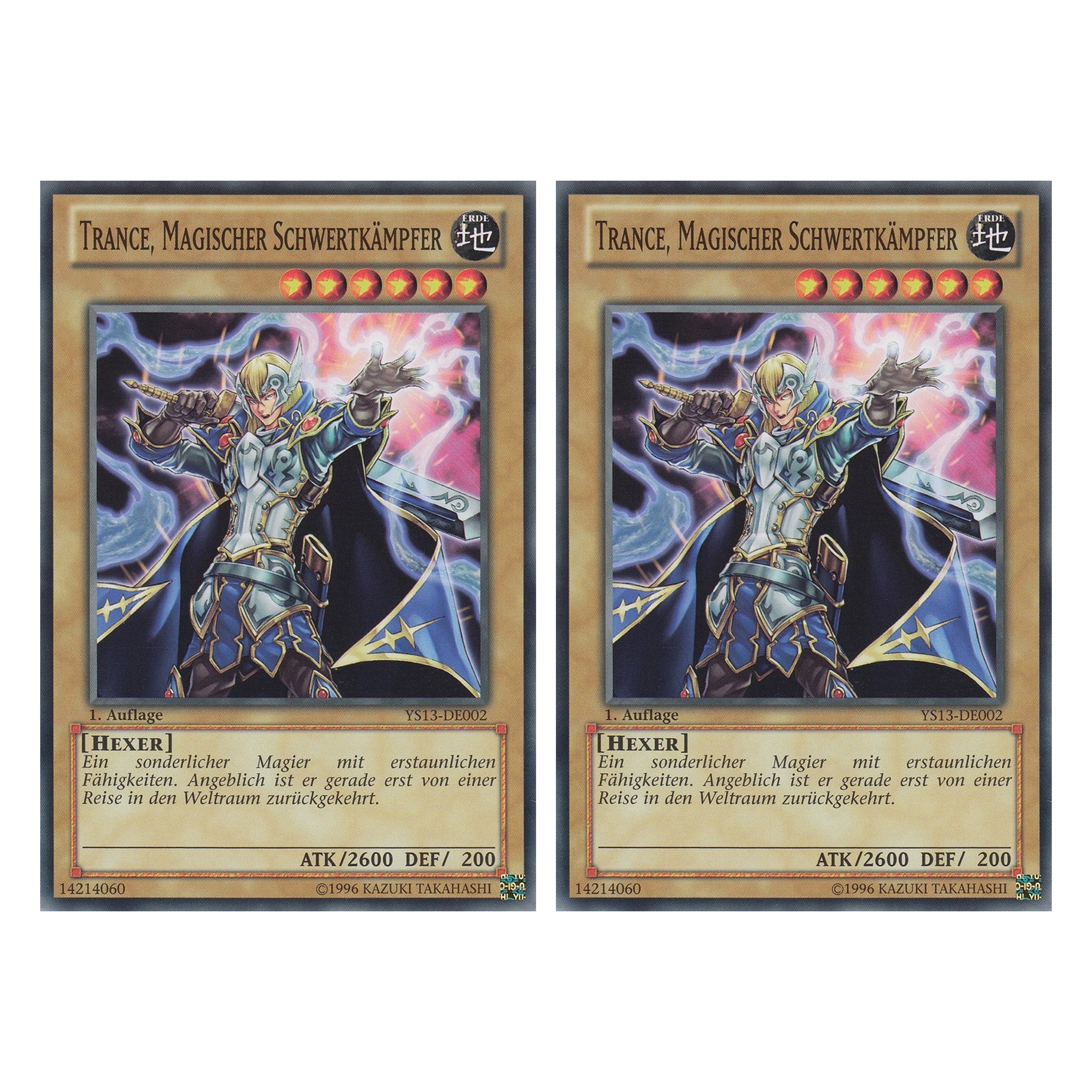 Trance, Magischer Schwertkämpfer - YS13-DE002 - Common - Deutsch - 1. Auflage - Super Starter: V for Victory - Duo Set (2 Stück) - Yugioh
