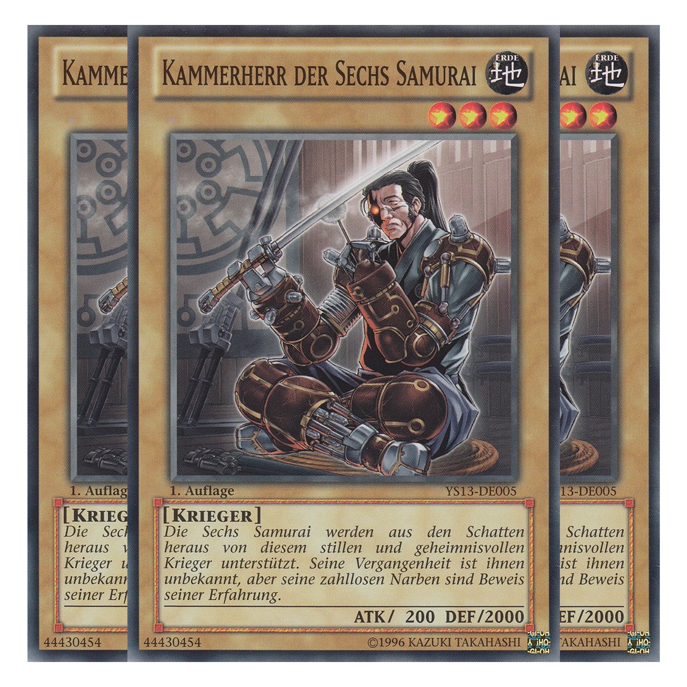 Kammerherr der Sechs Samurai - YS13-DE005 - Common - Deutsch - 1. Auflage - Super Starter: V for Victory - Playset (3 Kopien)