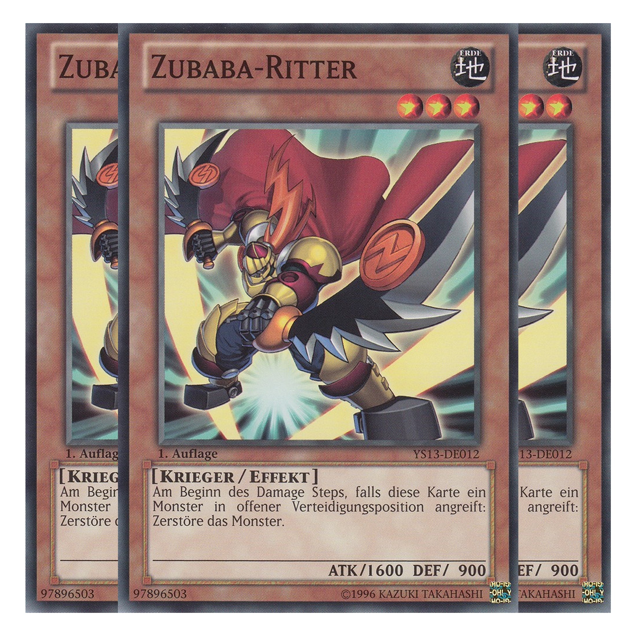 Zubaba-Ritter - YS13-DE012 - Common - Deutsch - 1. Auflage - Super Starter: V for Victory - Playset (3 Kopien)
