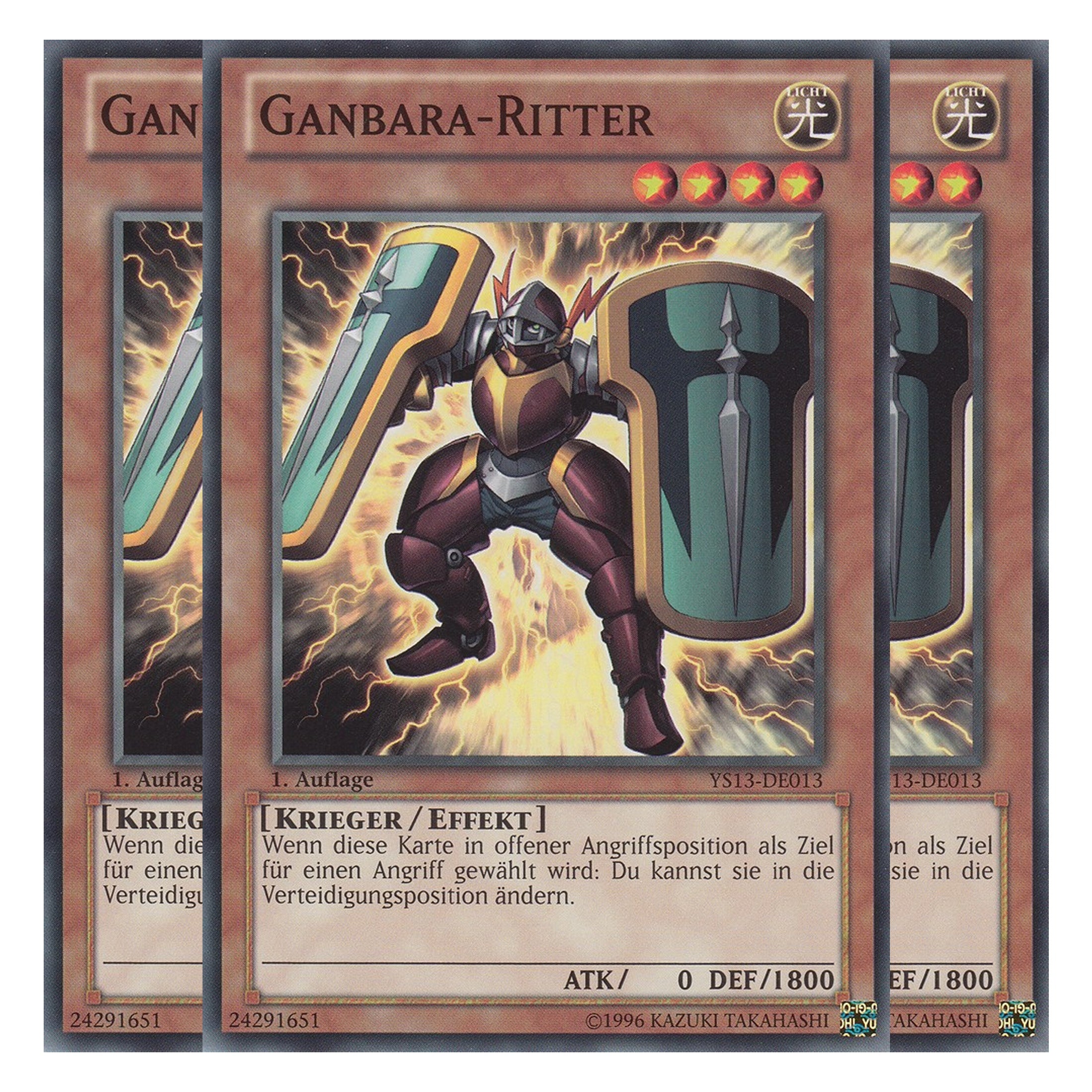 Ganbara-Ritter - YS13-DE013 - Common - Deutsch - 1. Auflage - Super Starter: V for Victory - Playset (3 Kopien)