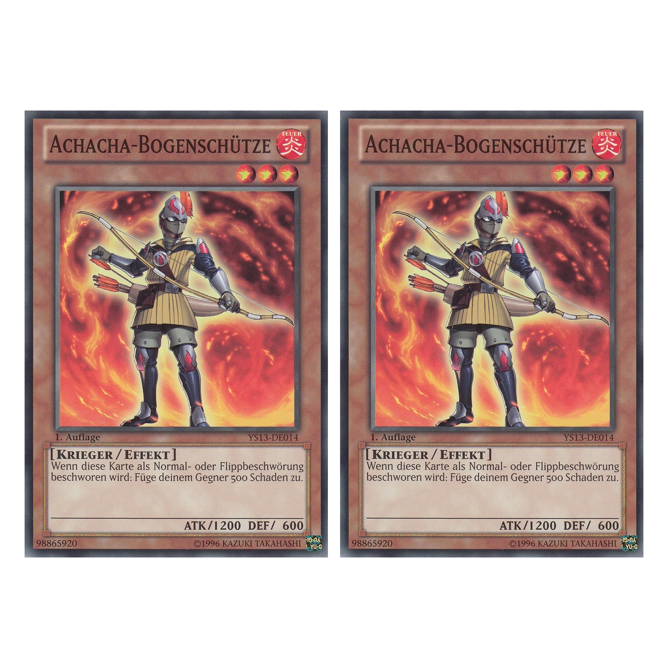 Achacha-Bogenschütze - YS13-DE014 - Common - Deutsch - 1. Auflage - Super Starter: V for Victory - Duo Set (2 Stück) - Yugioh