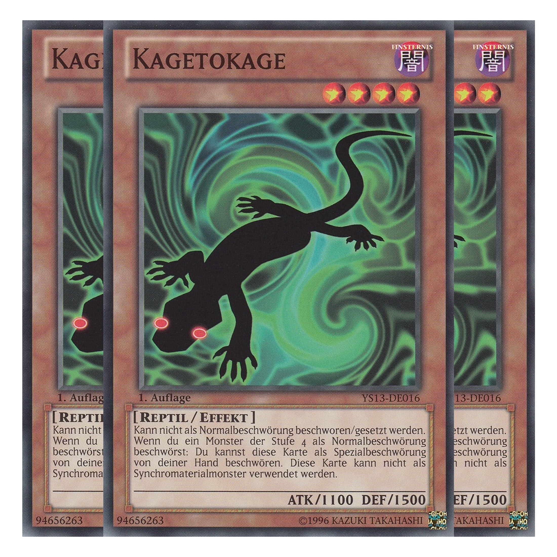 Kagetokage - YS13-DE016 - Common - Deutsch - 1. Auflage - Super Starter: V for Victory - Playset (3 Kopien)