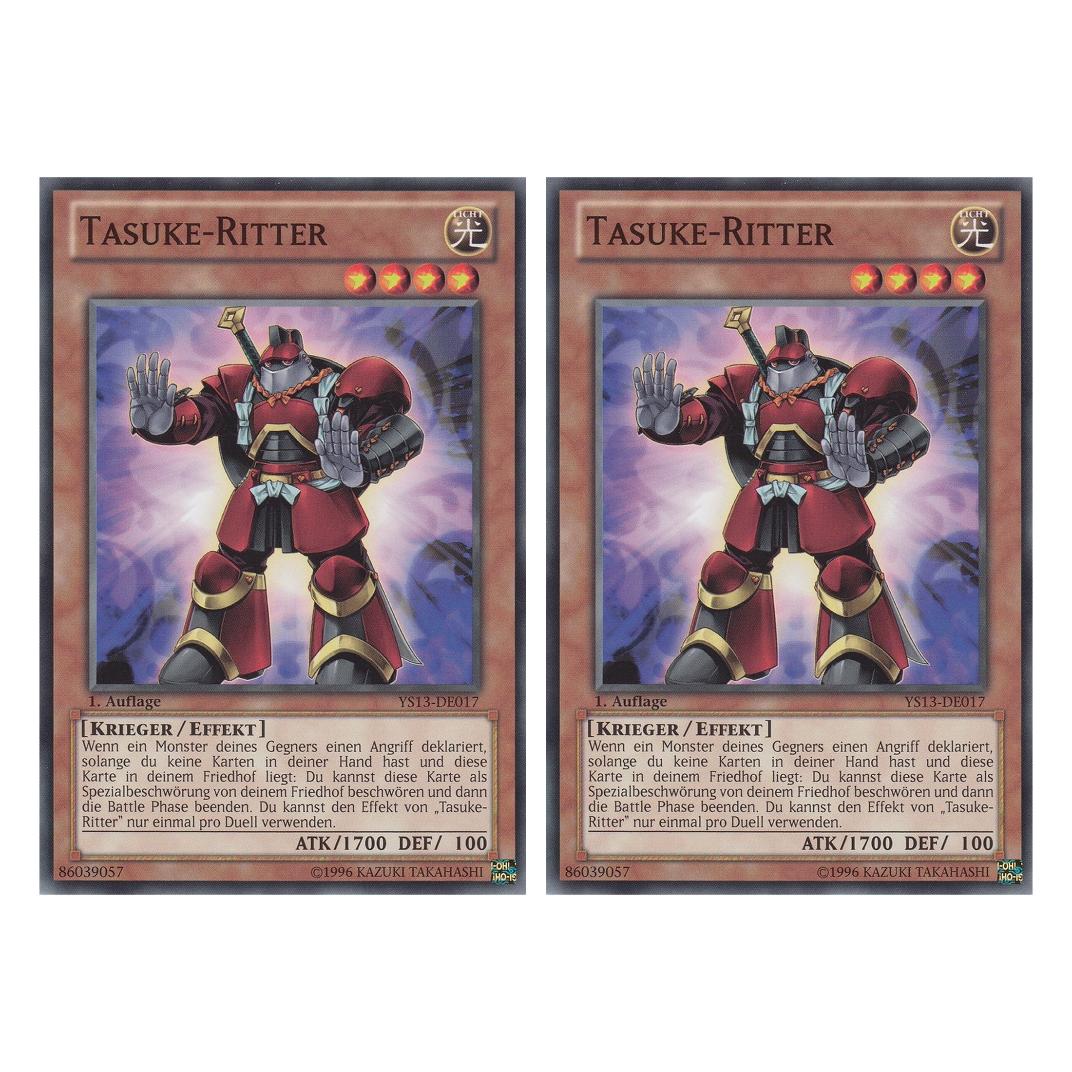 Tasuke-Ritter - YS13-DE017 - Common - Deutsch - 1. Auflage - Super Starter: V for Victory - Duo Set (2 Stück) - Yugioh