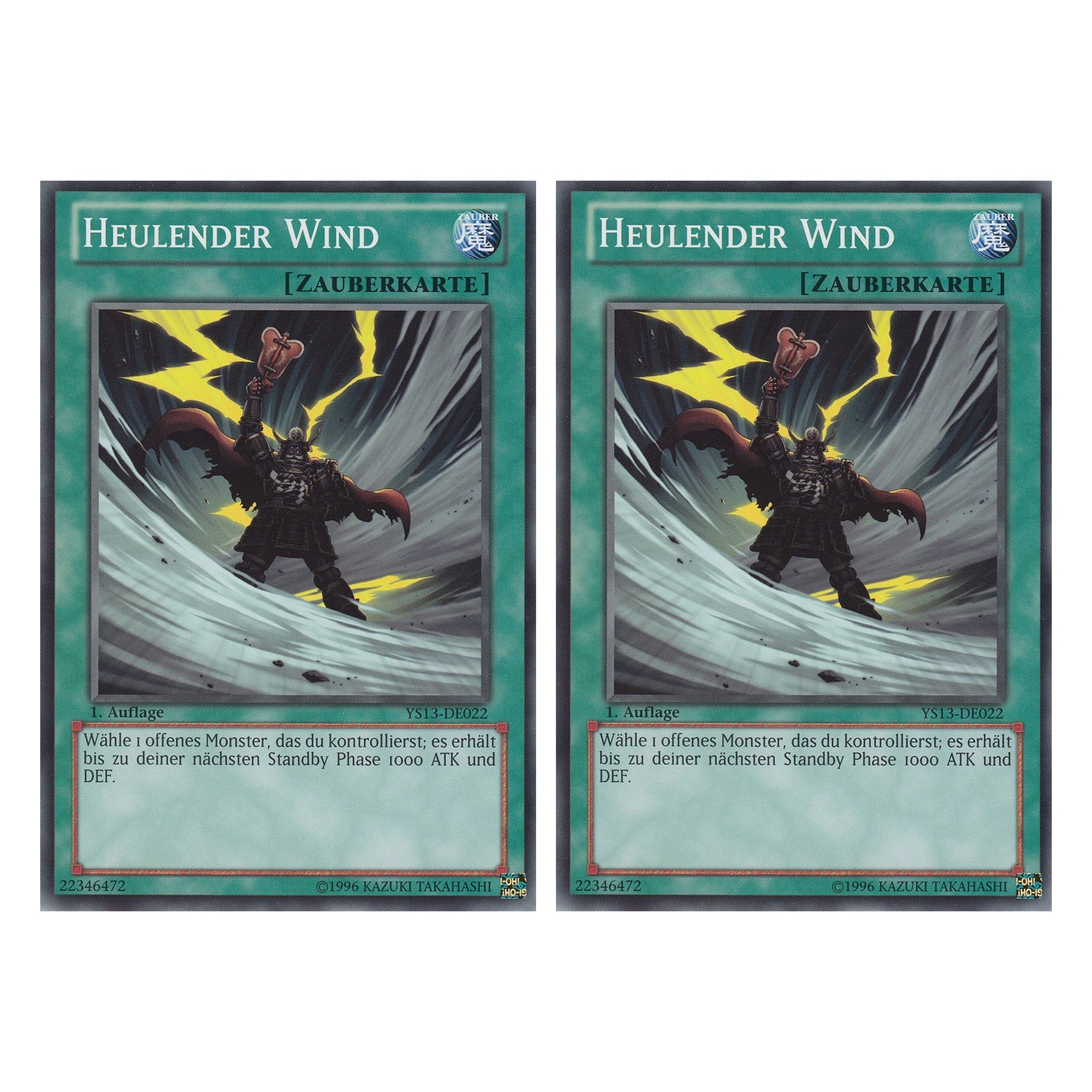 Heulender Wind - YS13-DE022 - Common - Deutsch - 1. Auflage - Super Starter: V for Victory - Duo Set (2 Stück) - Yugioh