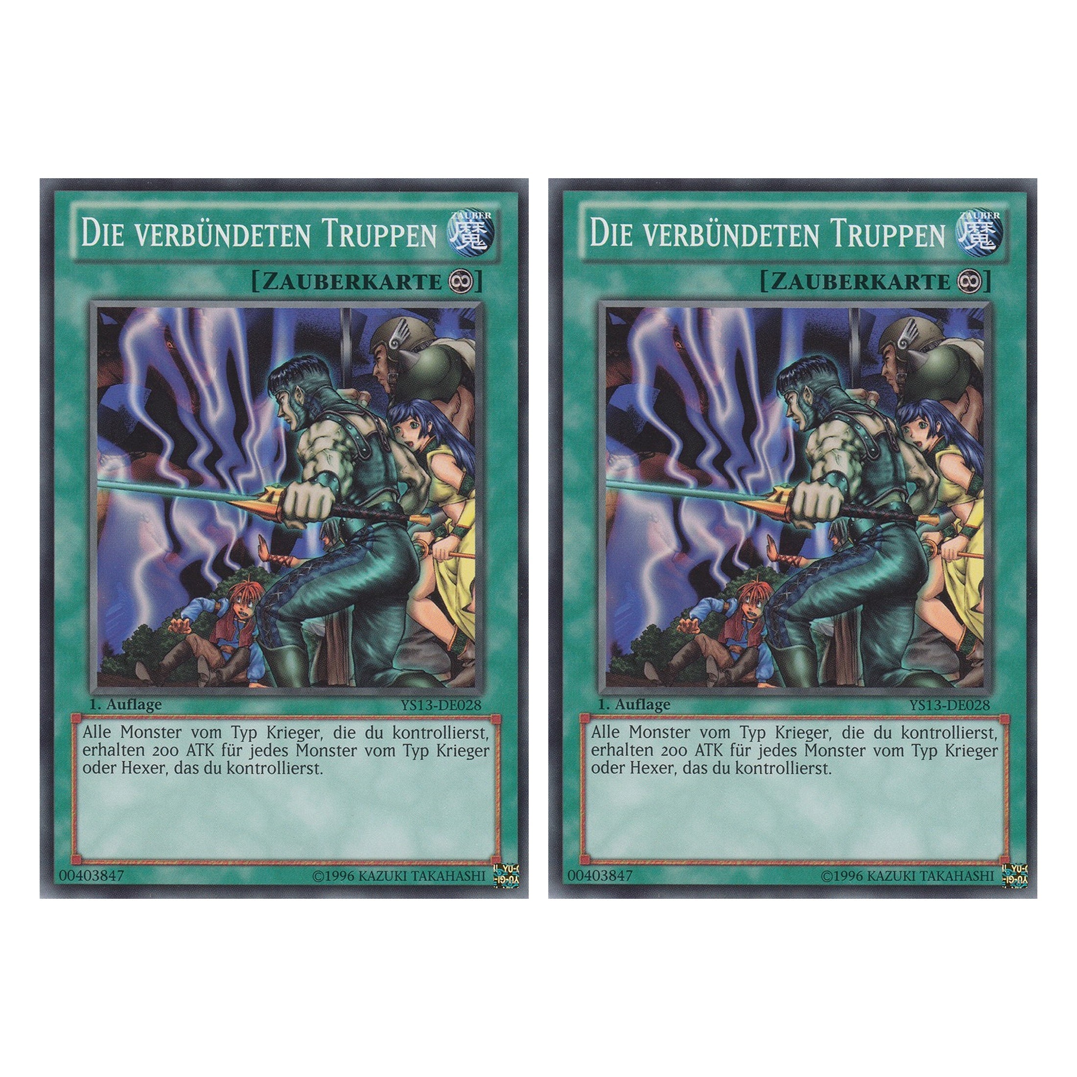 Die verbündeten Truppen - YS13-DE028 - Common - Deutsch - 1. Auflage - Super Starter: V for Victory - Duo Set (2 Stück) - Yugioh