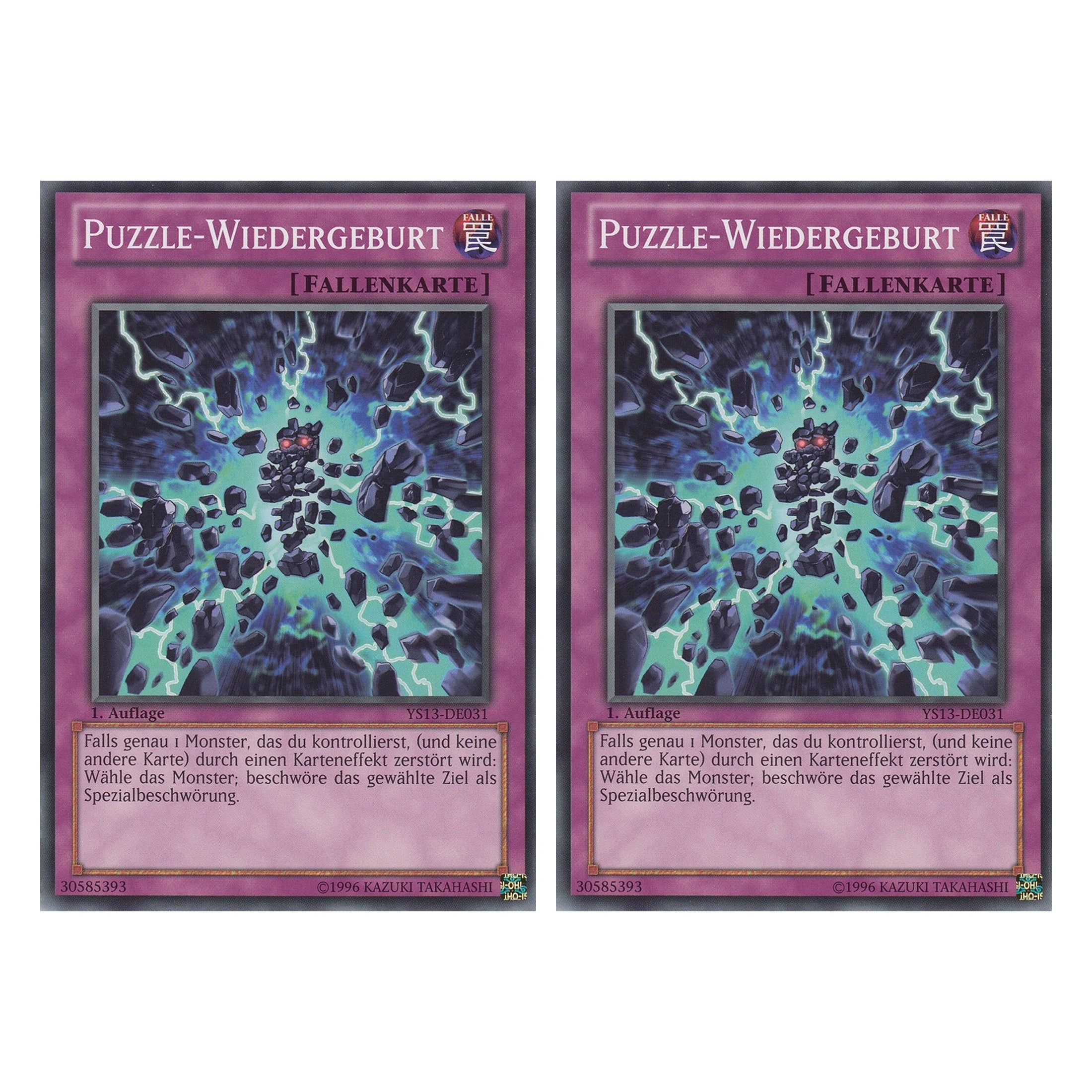 Puzzle-Wiedergeburt - YS13-DE031 - Common - Deutsch - 1. Auflage - Super Starter: V for Victory - Duo Set (2 Stück) - Yugioh
