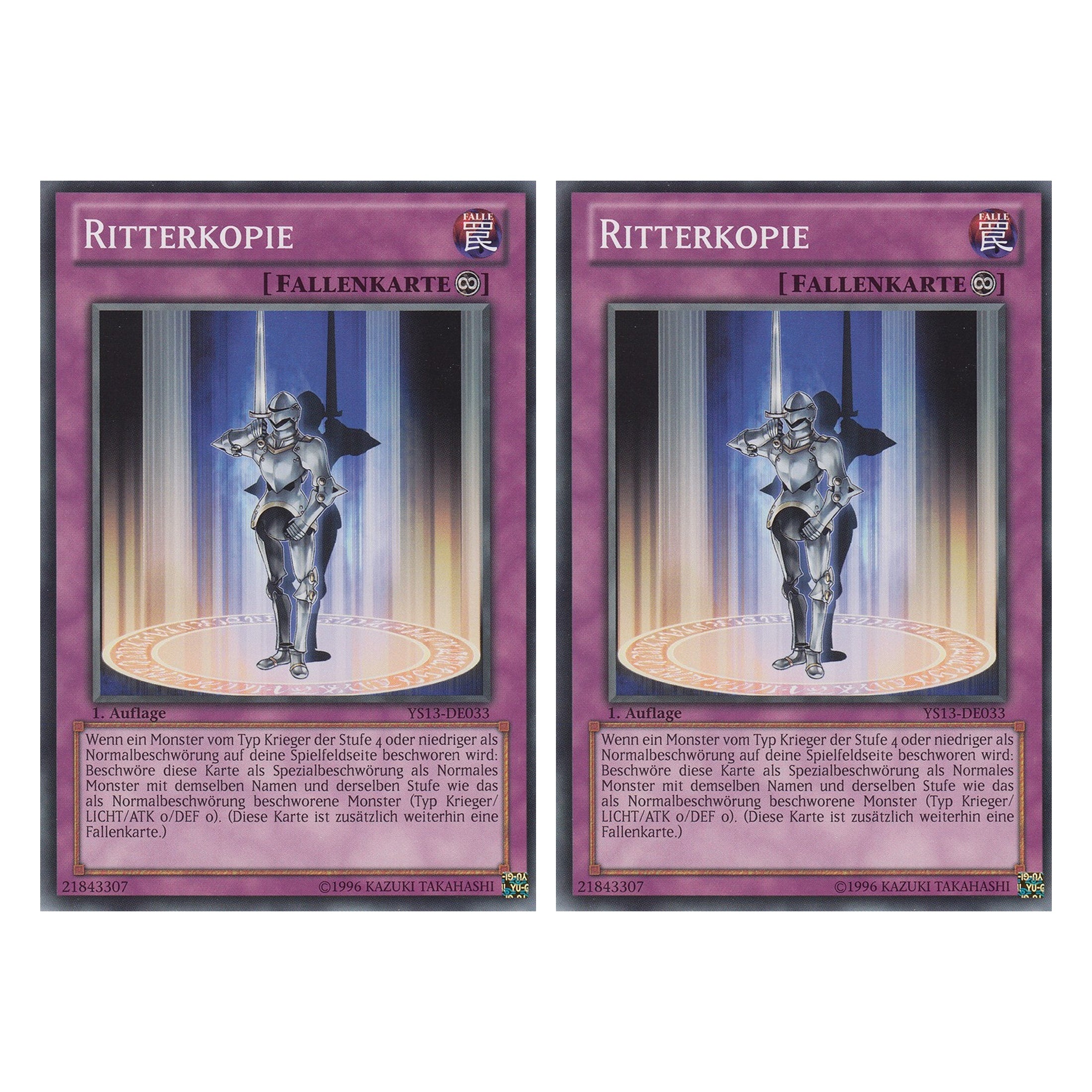 Ritterkopie - YS13-DE033 - Common - Deutsch - 1. Auflage - Super Starter: V for Victory - Duo Set (2 Stück) - Yugioh