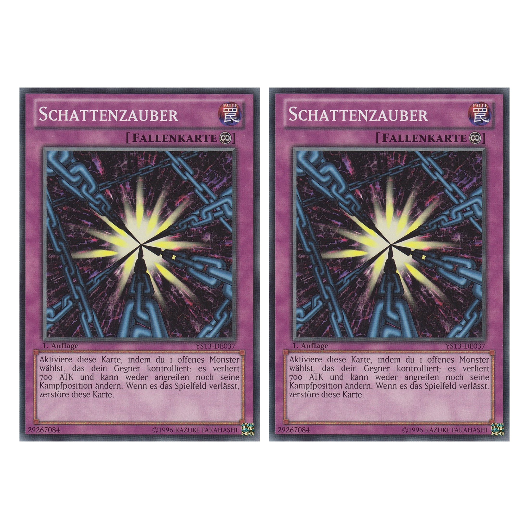 Schattenzauber - YS13-DE037 - Common - Deutsch - 1. Auflage - Super Starter: V for Victory - Duo Set (2 Stück) - Yugioh