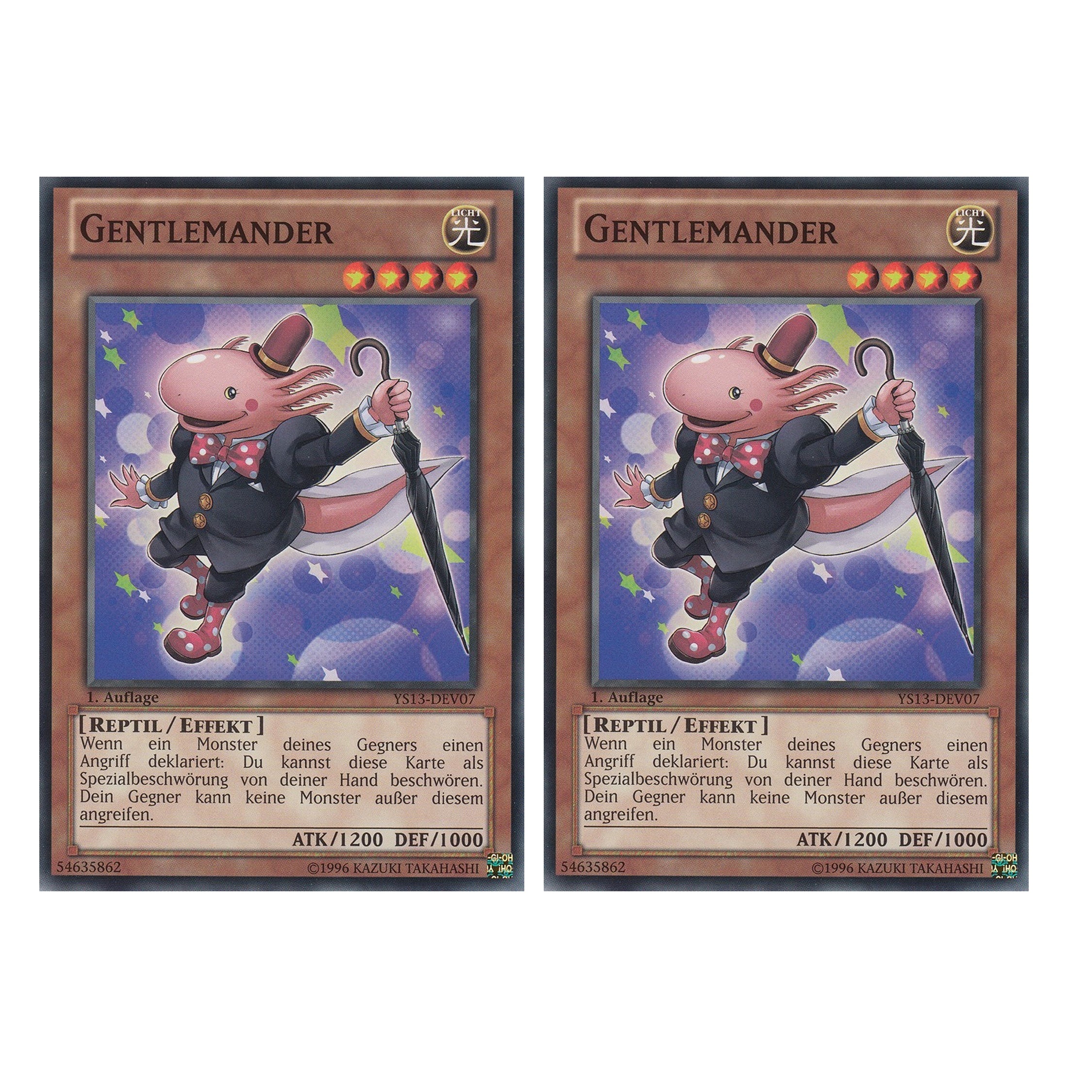 Gentlemander - YS13-DEV07 - Common - Deutsch - 1. Auflage - Super Starter: V for Victory - Duo Set (2 Stück) - Yugioh