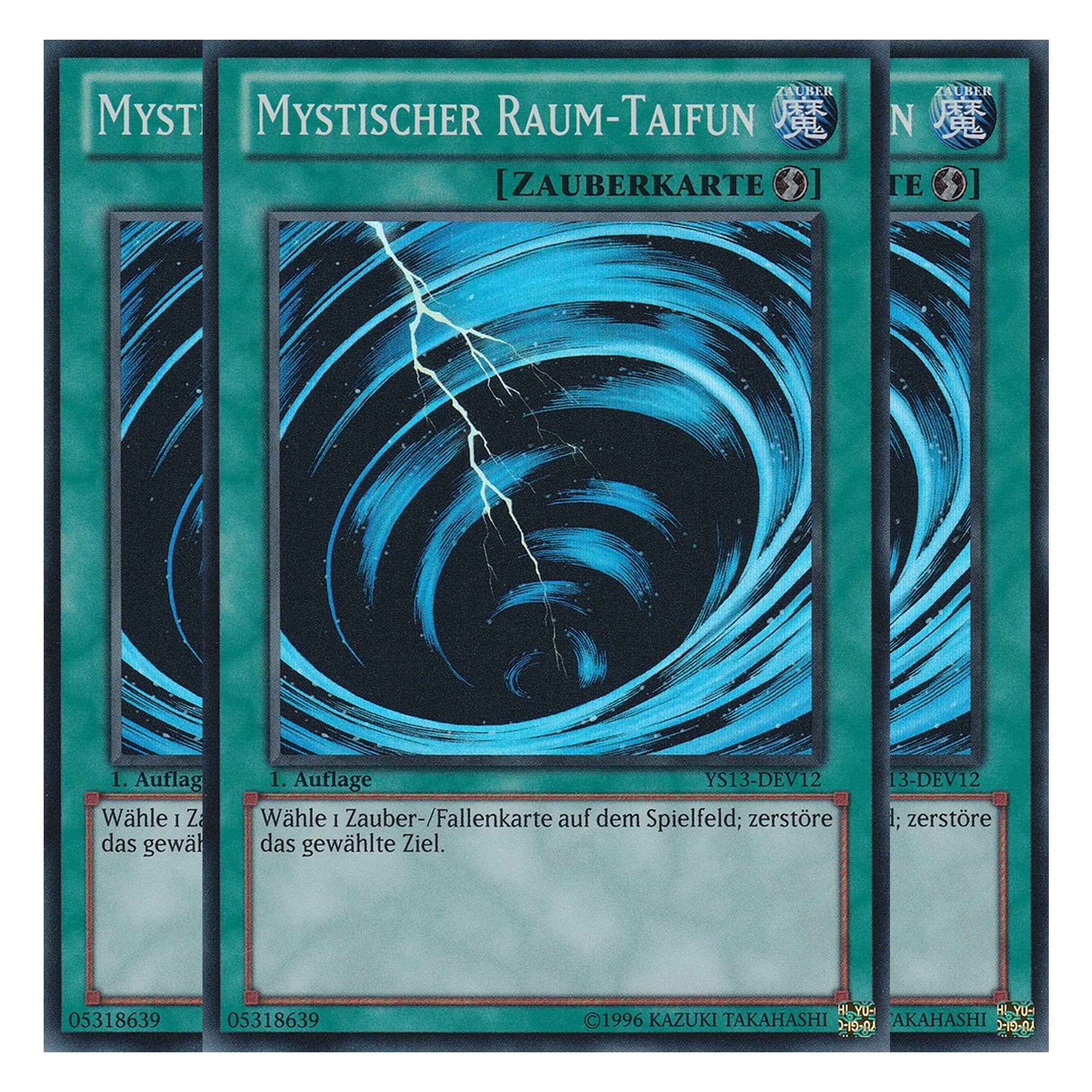 Mystischer Raum-Taifun - YS13-DEV12 - Super Rare - Deutsch - 1. Auflage - Super Starter: V for Victory - Playset (3 Kopien)