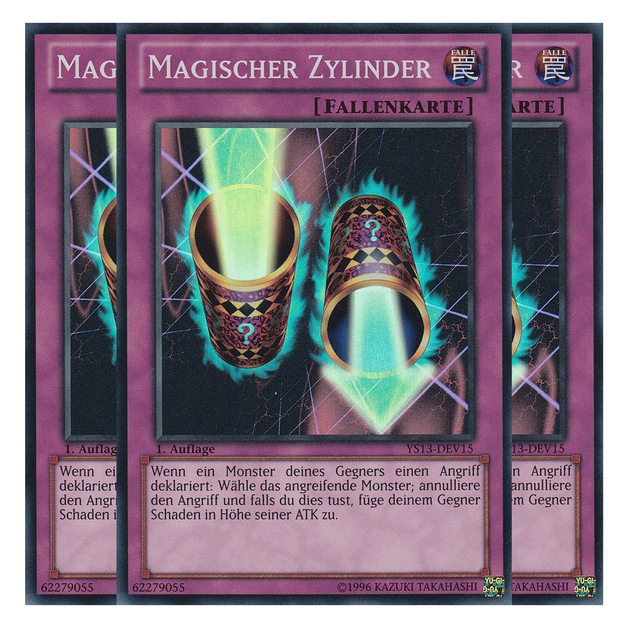 Magischer Zylinder - YS13-DEV15 - Super Rare - Deutsch - 1. Auflage - Super Starter: V for Victory - Playset (3 Kopien)