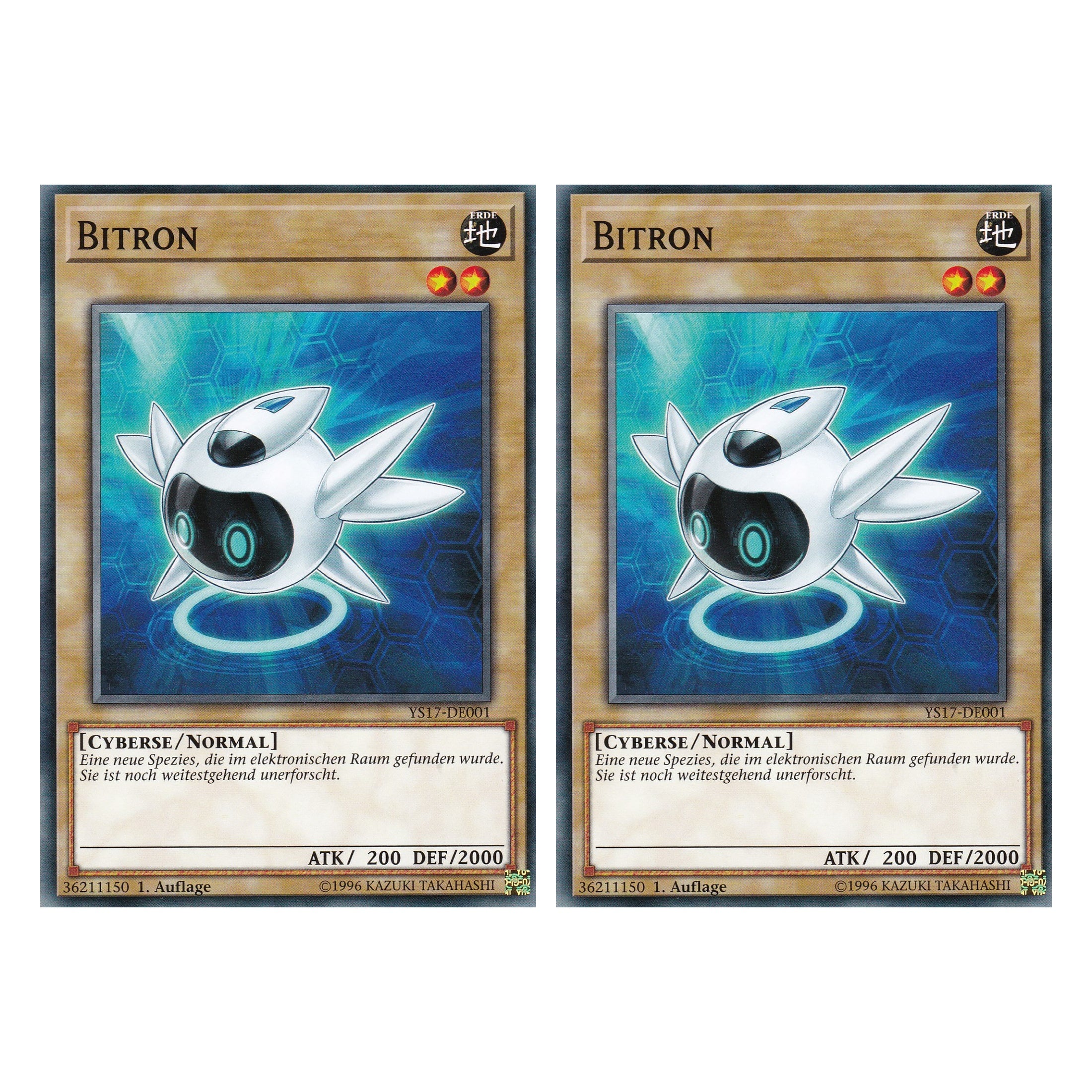 Bitron - YS17-DE001 - Common - Deutsch - 1. Auflage - Starter Deck: Link Strike - Duo Set (2 Stück) - Yugioh