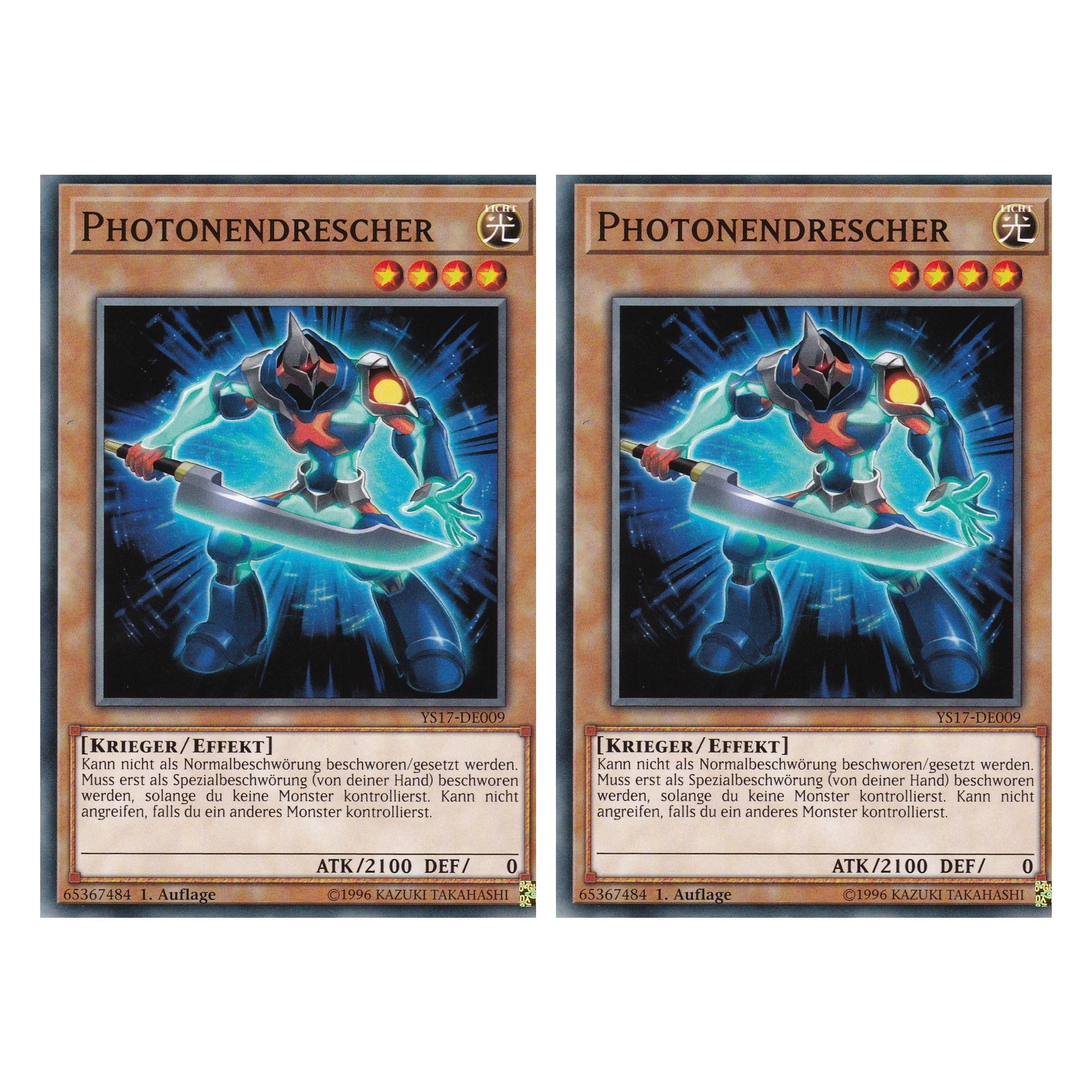 Photonendrescher - YS17-DE009 - Common - Deutsch - 1. Auflage - Starter Deck: Link Strike - Duo Set (2 Stück) - Yugioh