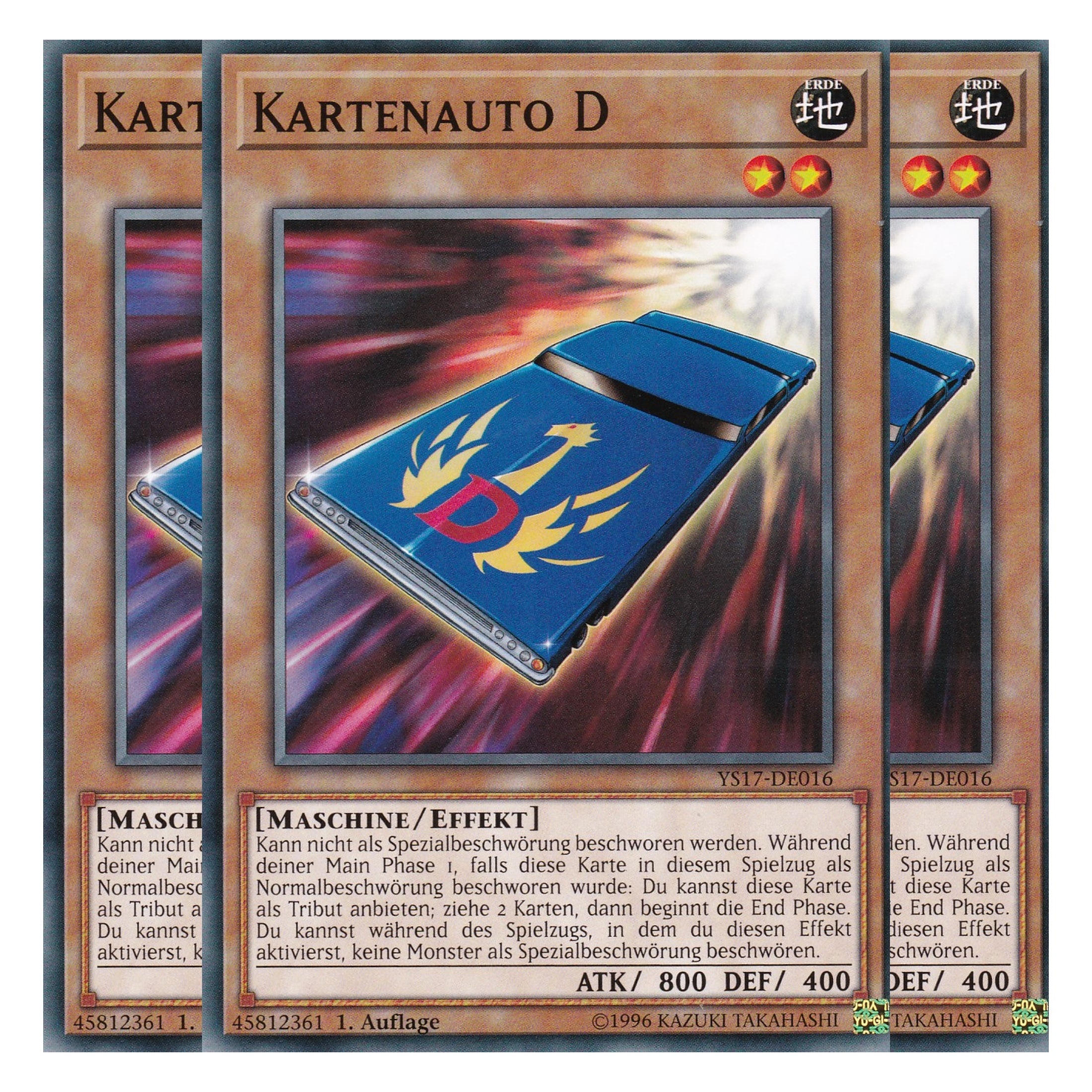 Kartenauto D - YS17-DE016 - Common - Deutsch - 1. Auflage - Starter Deck: Link Strike - Playset (3 Kopien)