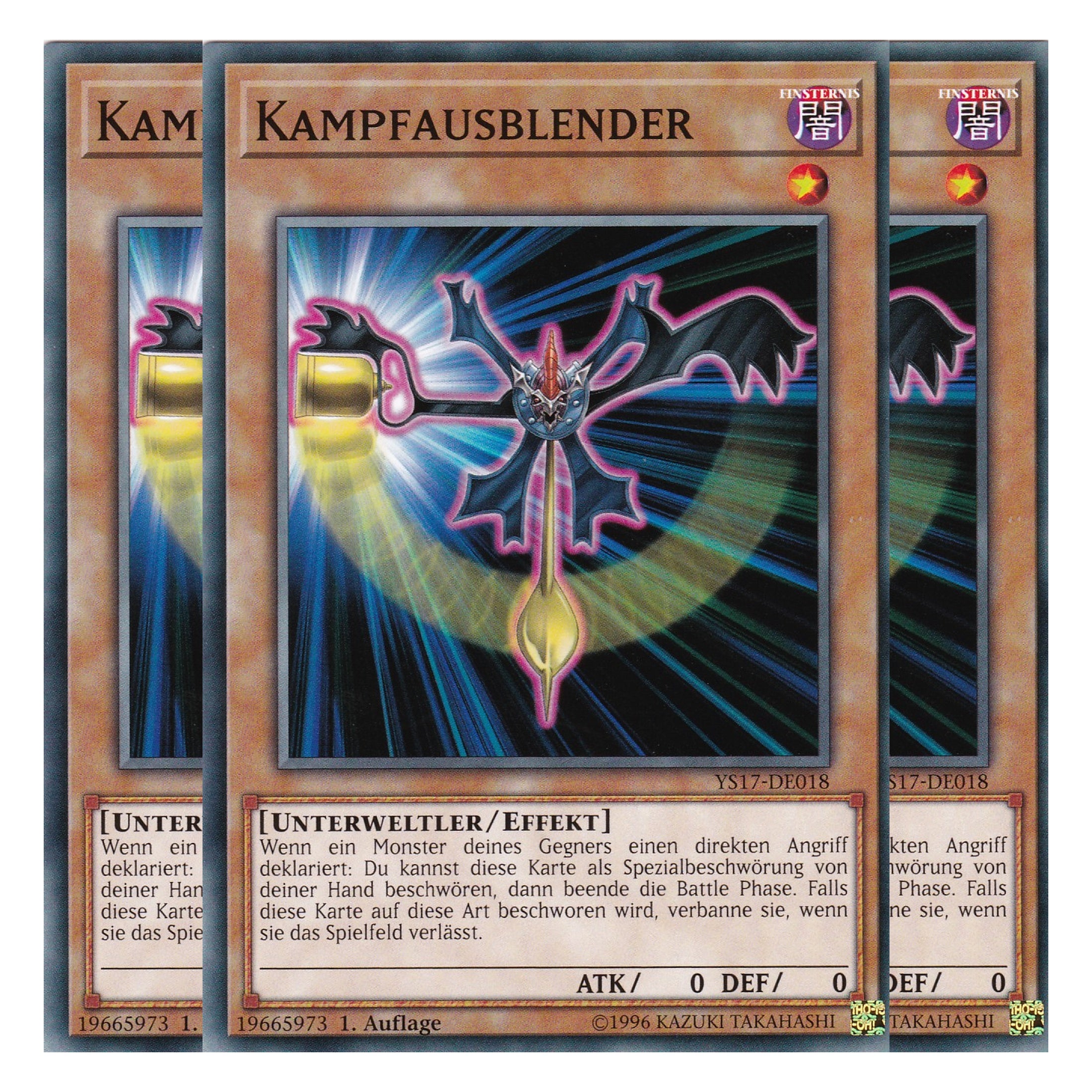 Kampfausblender - YS17-DE018 - Common - Deutsch - 1. Auflage - Starter Deck: Link Strike - Playset (3 Kopien)