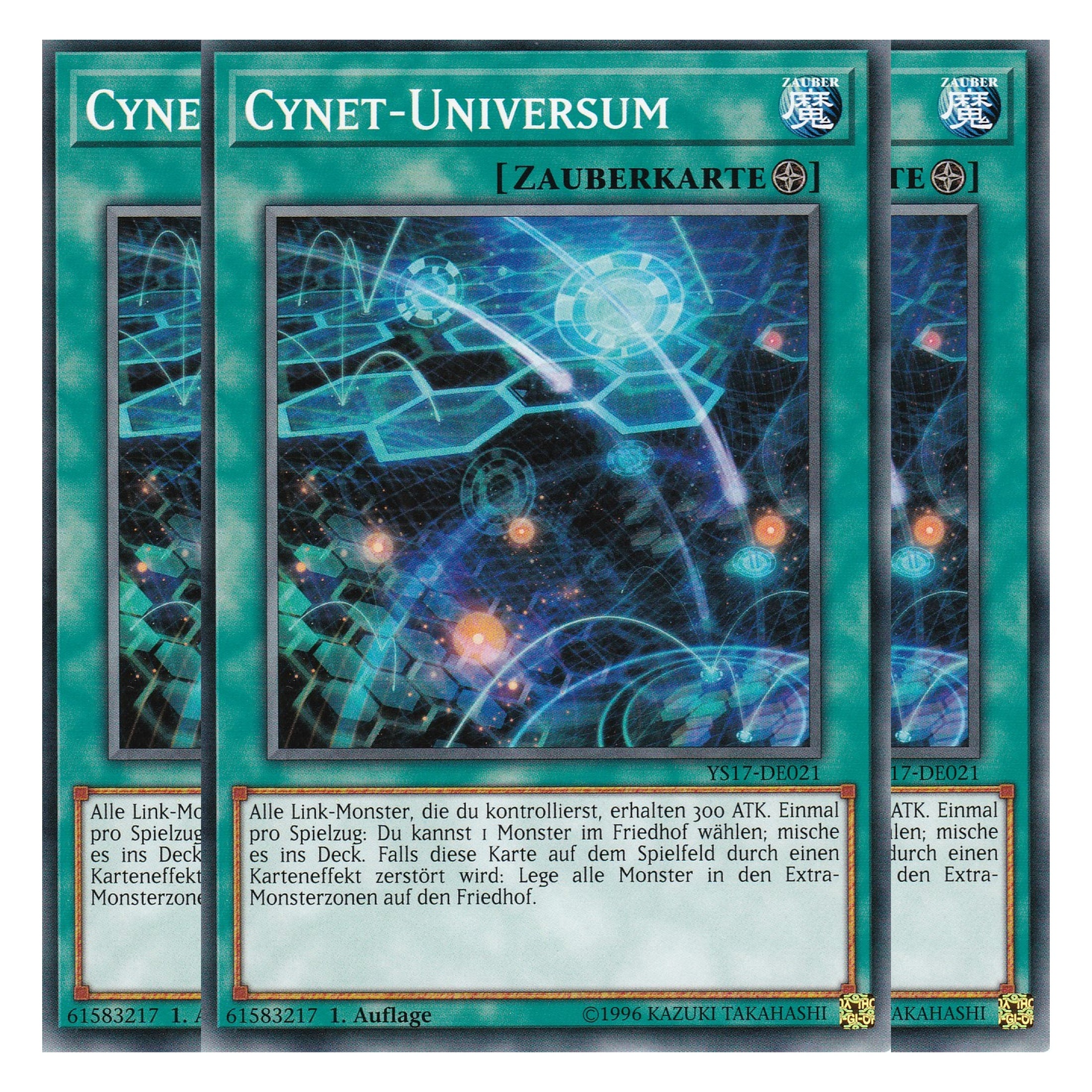 Cynet-Universum - YS17-DE021 - Common - Deutsch - 1. Auflage - Starter Deck: Link Strike - Playset (3 Kopien)