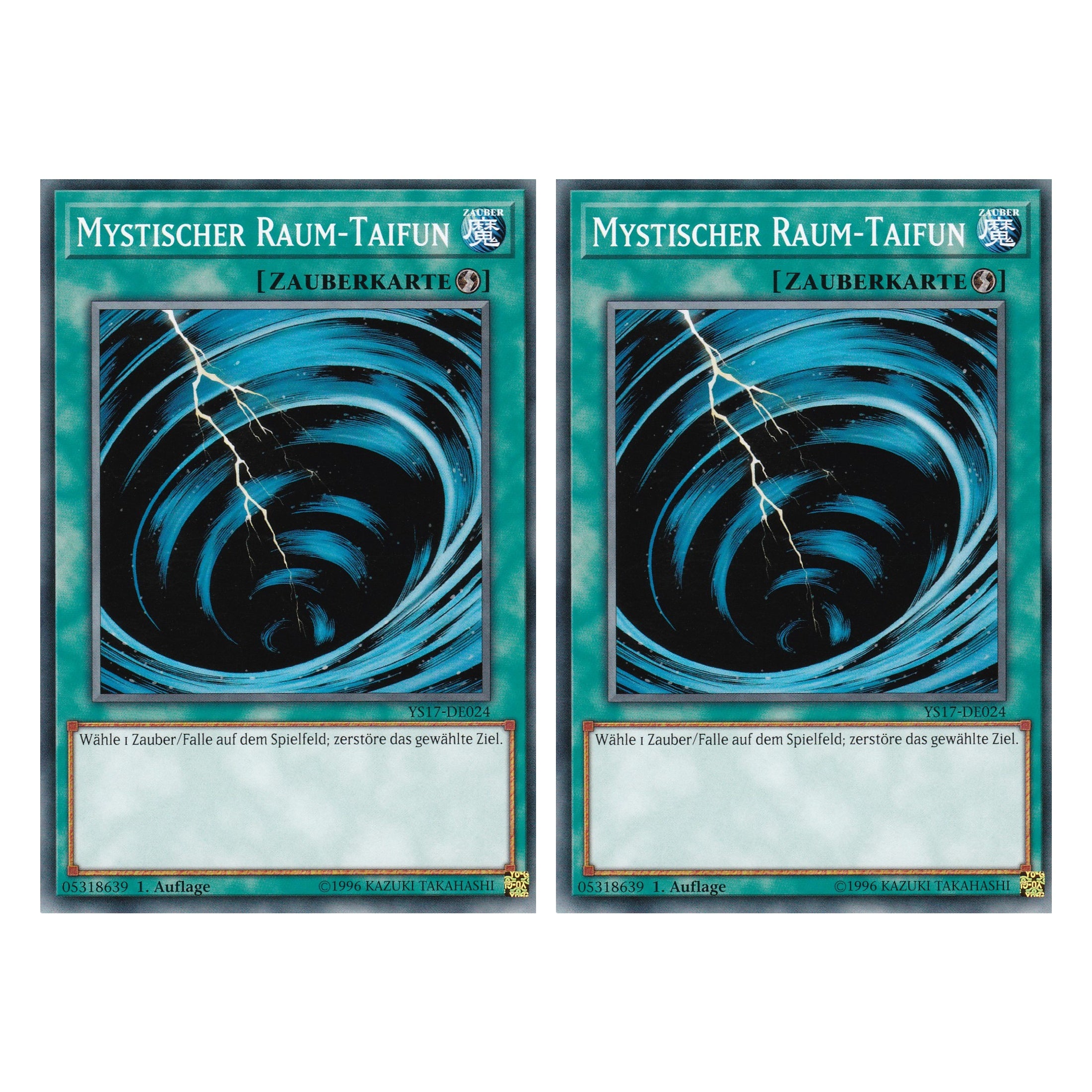 Mystischer Raum-Taifun - YS17-DE024 - Common - Deutsch - 1. Auflage - Starter Deck: Link Strike - Duo Set (2 Stück) - Yugioh