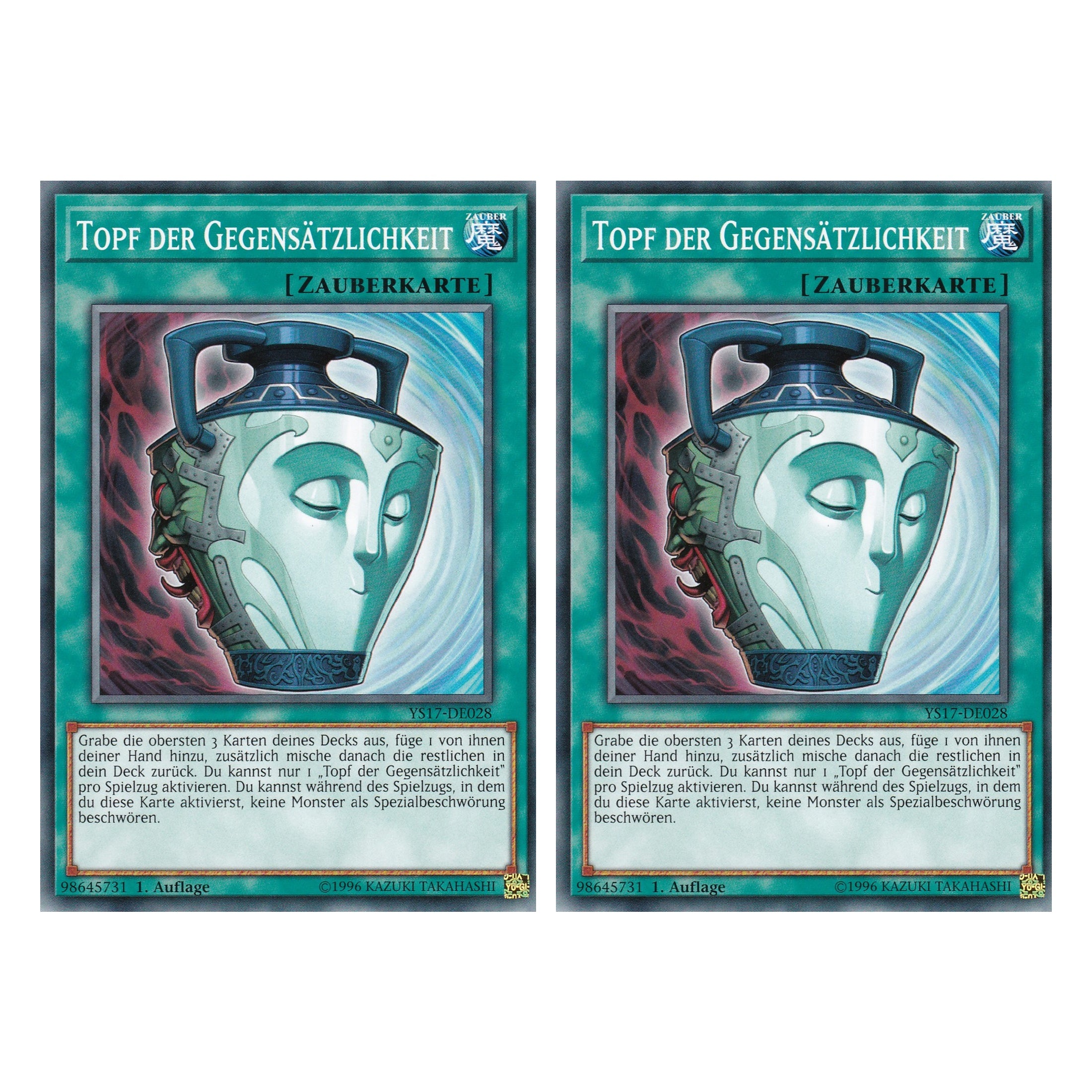 Topf der Gegensätzlichkeit - YS17-DE028 - Common - Deutsch - 1. Auflage - Starter Deck: Link Strike - Duo Set (2 Stück) - Yugioh