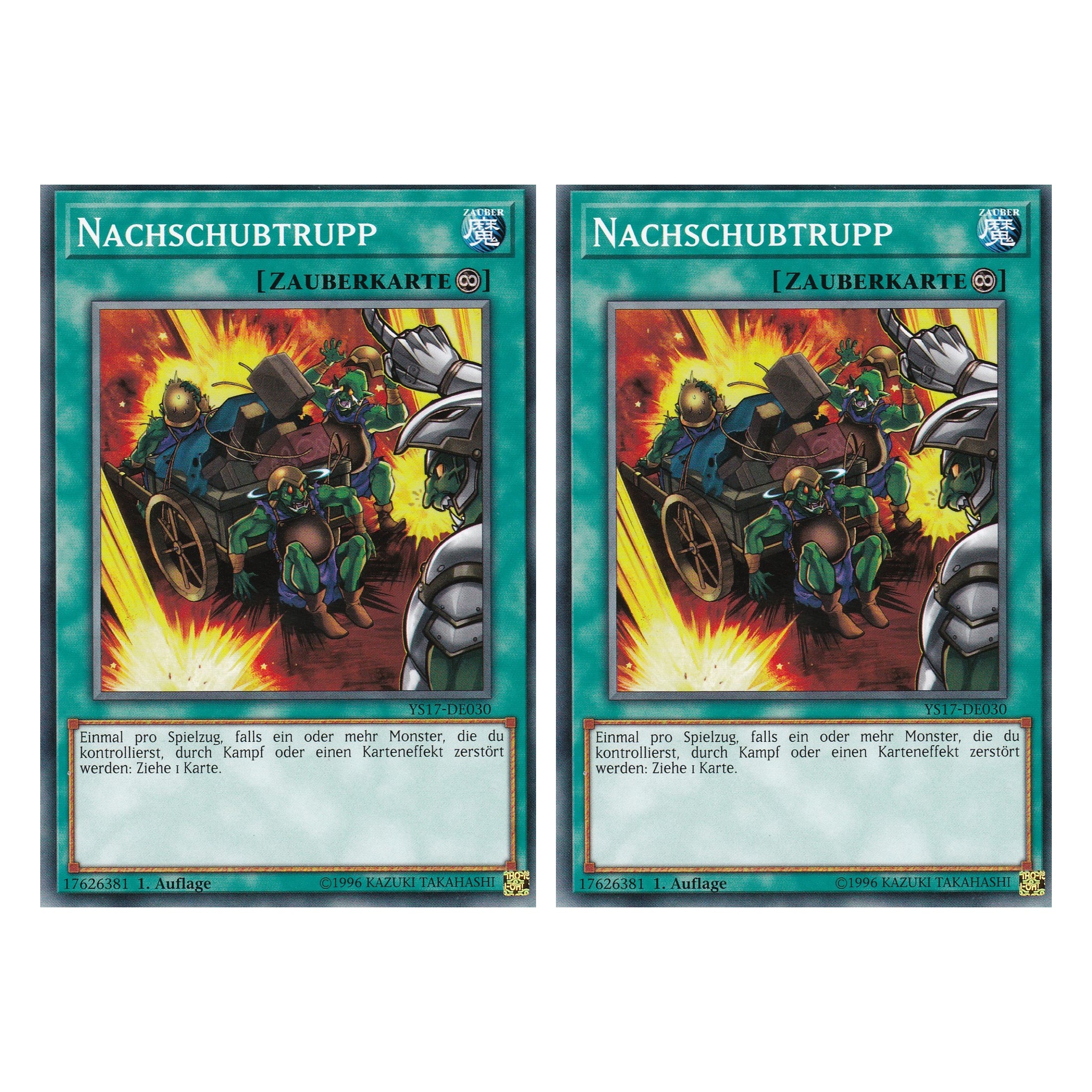 Nachschubtrupp - YS17-DE030 - Common - Deutsch - 1. Auflage - Starter Deck: Link Strike - Duo Set (2 Stück) - Yugioh