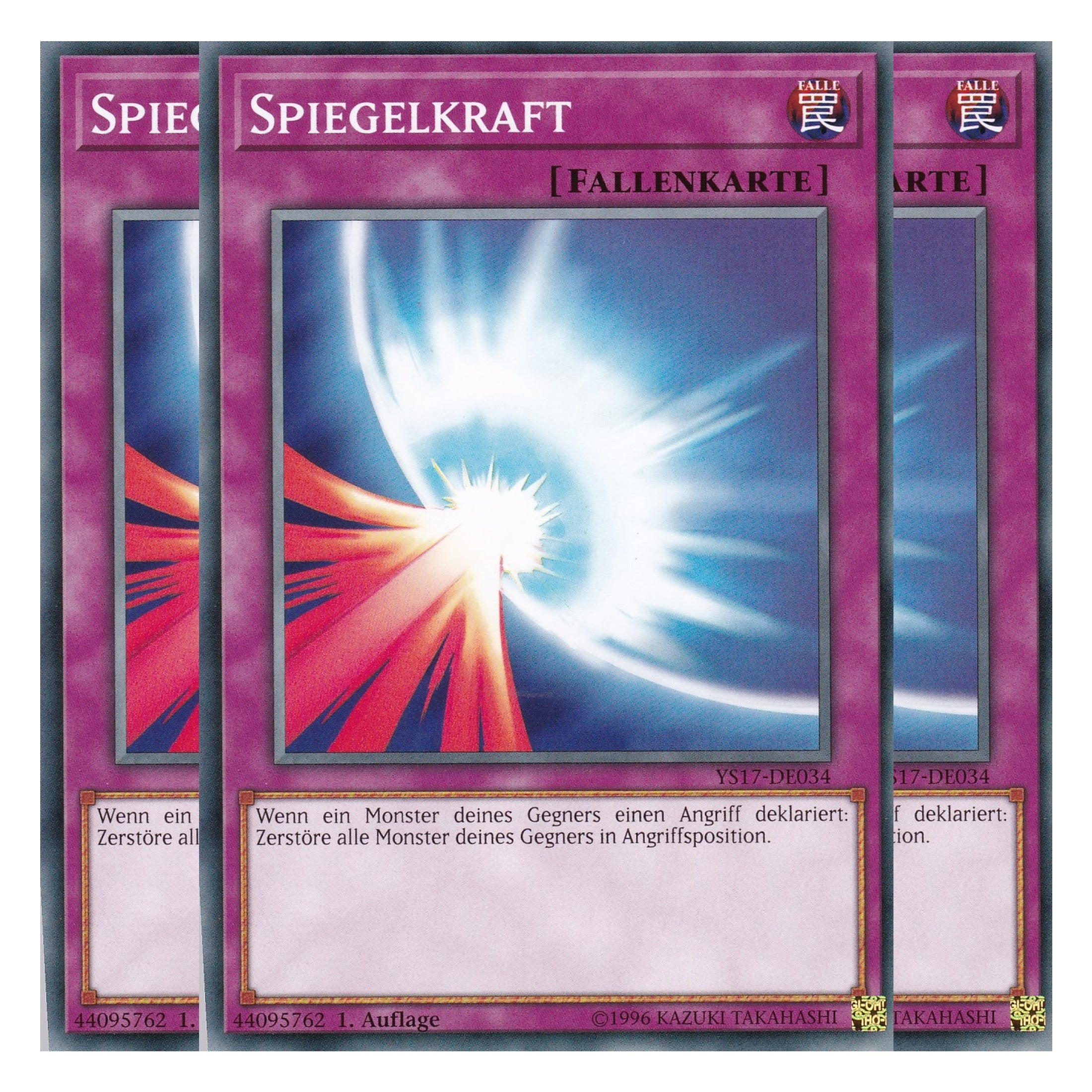 Spiegelkraft - YS17-DE034 - Common - Deutsch - 1. Auflage - Starter Deck: Link Strike - Playset (3 Kopien)