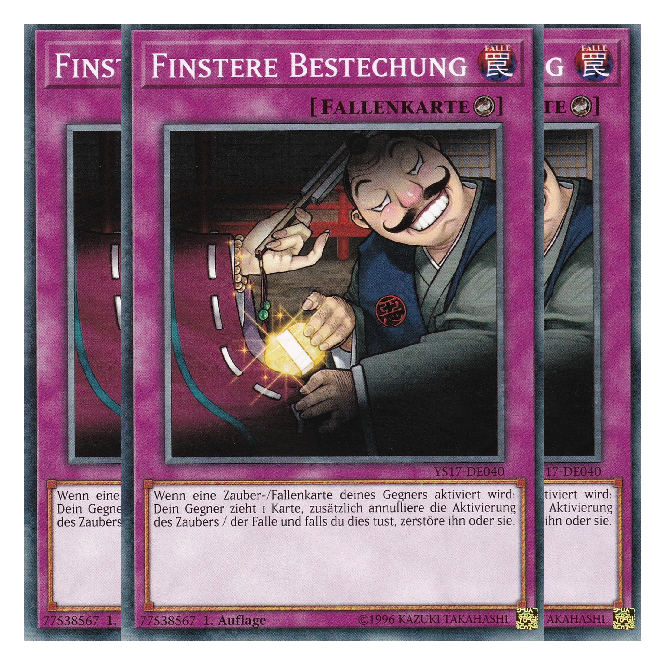 Finstere Bestechung - YS17-DE040 - Common - Deutsch - 1. Auflage - Starter Deck: Link Strike - Playset (3 Kopien)