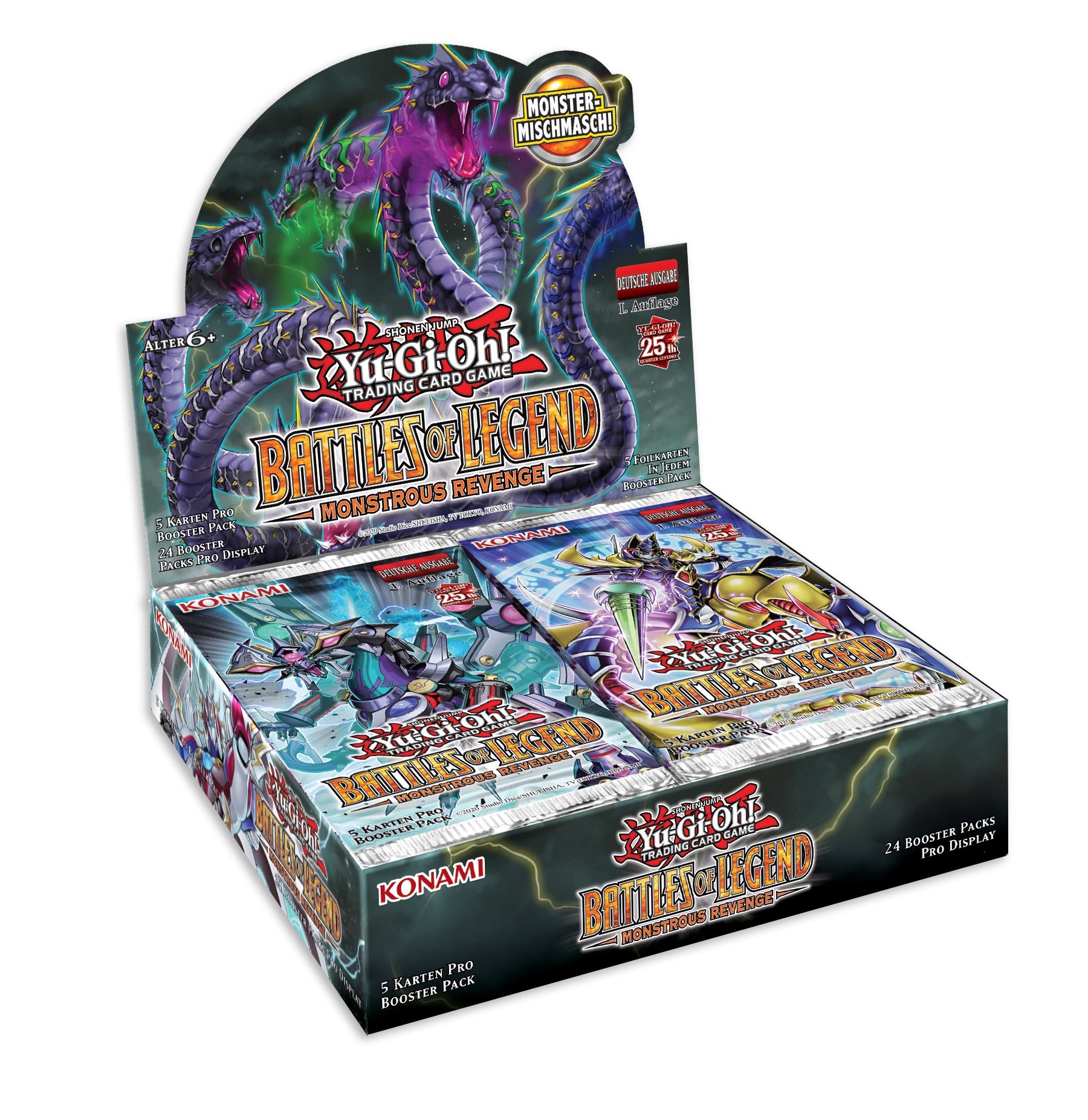 Yugioh - Battles of Legend Monstrous Revenge - Deutsch - Display (24 Boosterpacks) - 1. Auflage - Originalverpackt