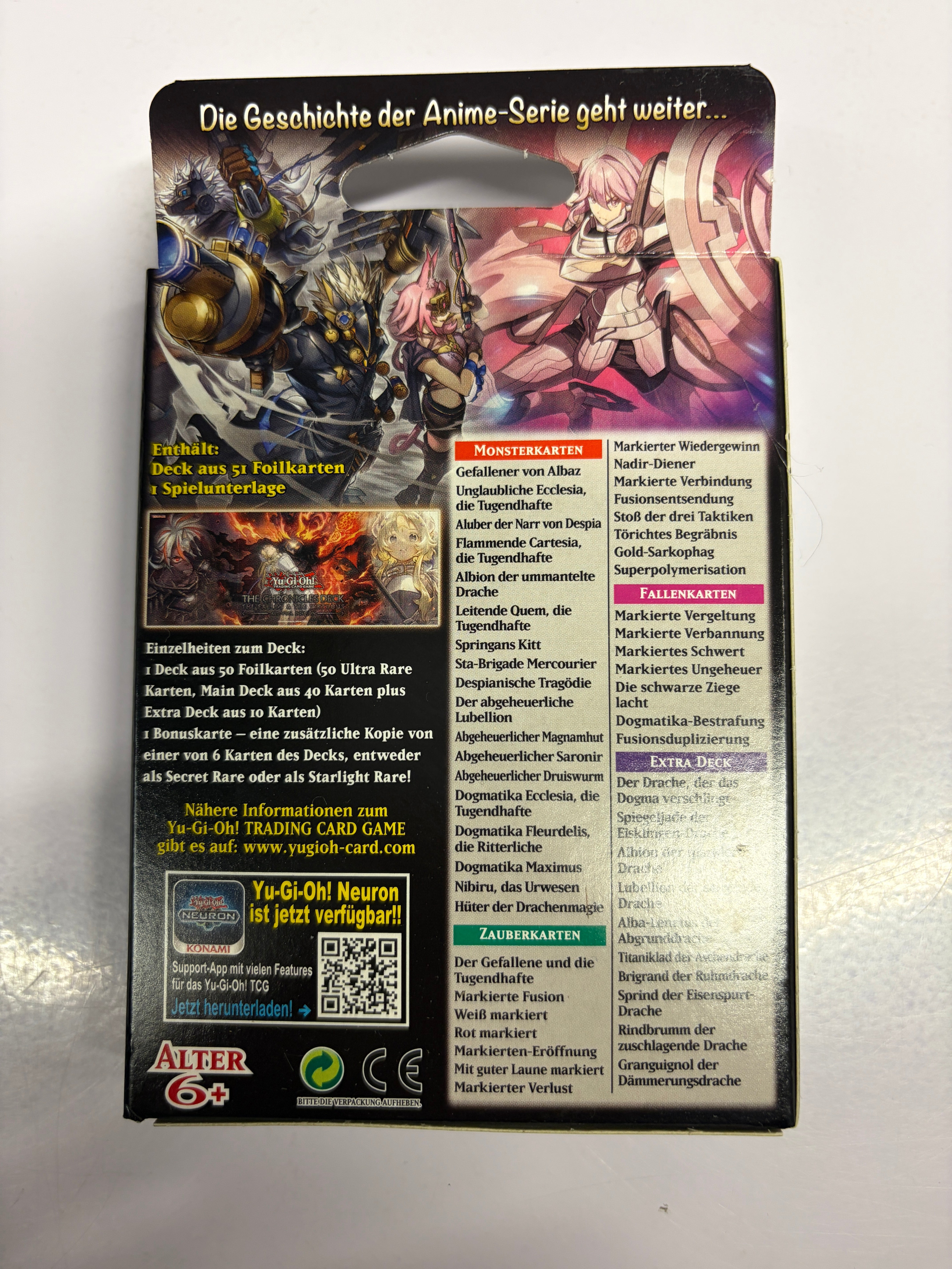 THE CHRONICLES DECK – The Fallen & The Virtuous (All-Foil Edition) – deutsche Auflage