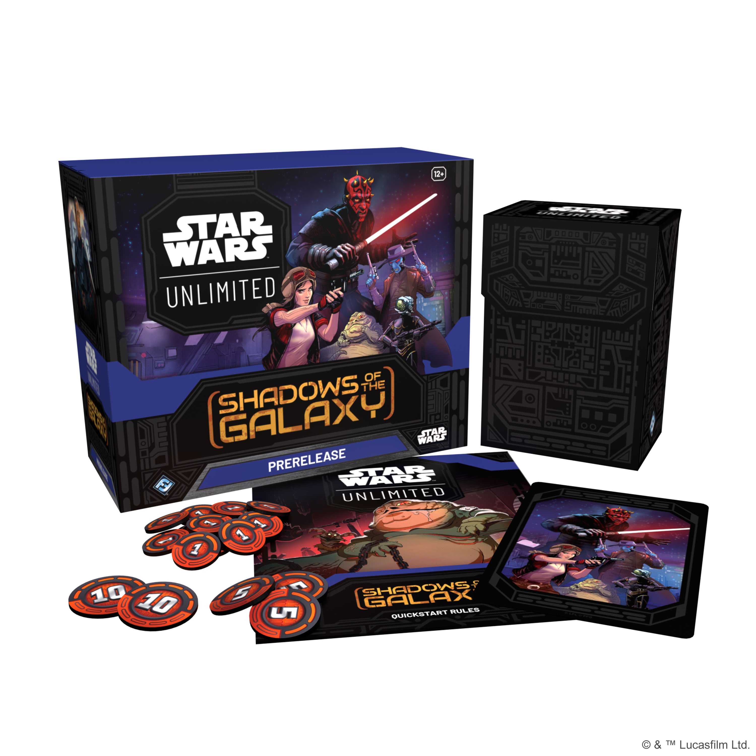 Vorbestellung: Star Wars: Unlimited - Shadows of the Galaxy - Prerelease Box - Englisch - Originalverpackt - Trading Card Game - Vorraussichtlicher Versand: 12.07.2024