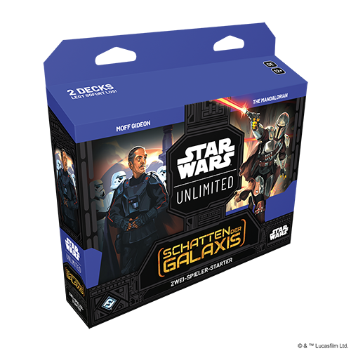 Vorbestellung: Star Wars: Unlimited - Schatten der Galaxis- Zwei Spieler Starter - Deutsch - Originalverpackt - Trading Card Game - Vorraussichtlicher Versand: 12.07.2024